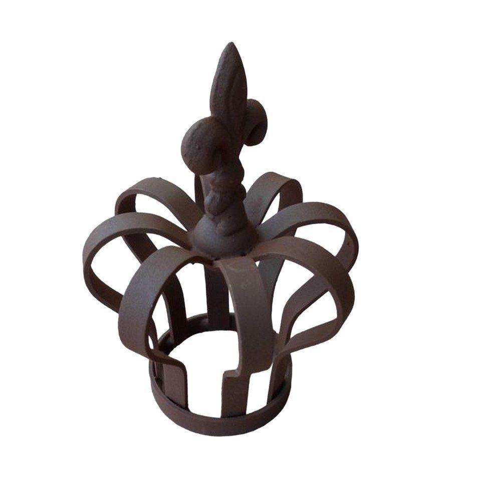 Deko-Impression Dekoobjekt Kleinere, sehr stabile Dekokrone massiv Rost 14 cm hoch (1 St)