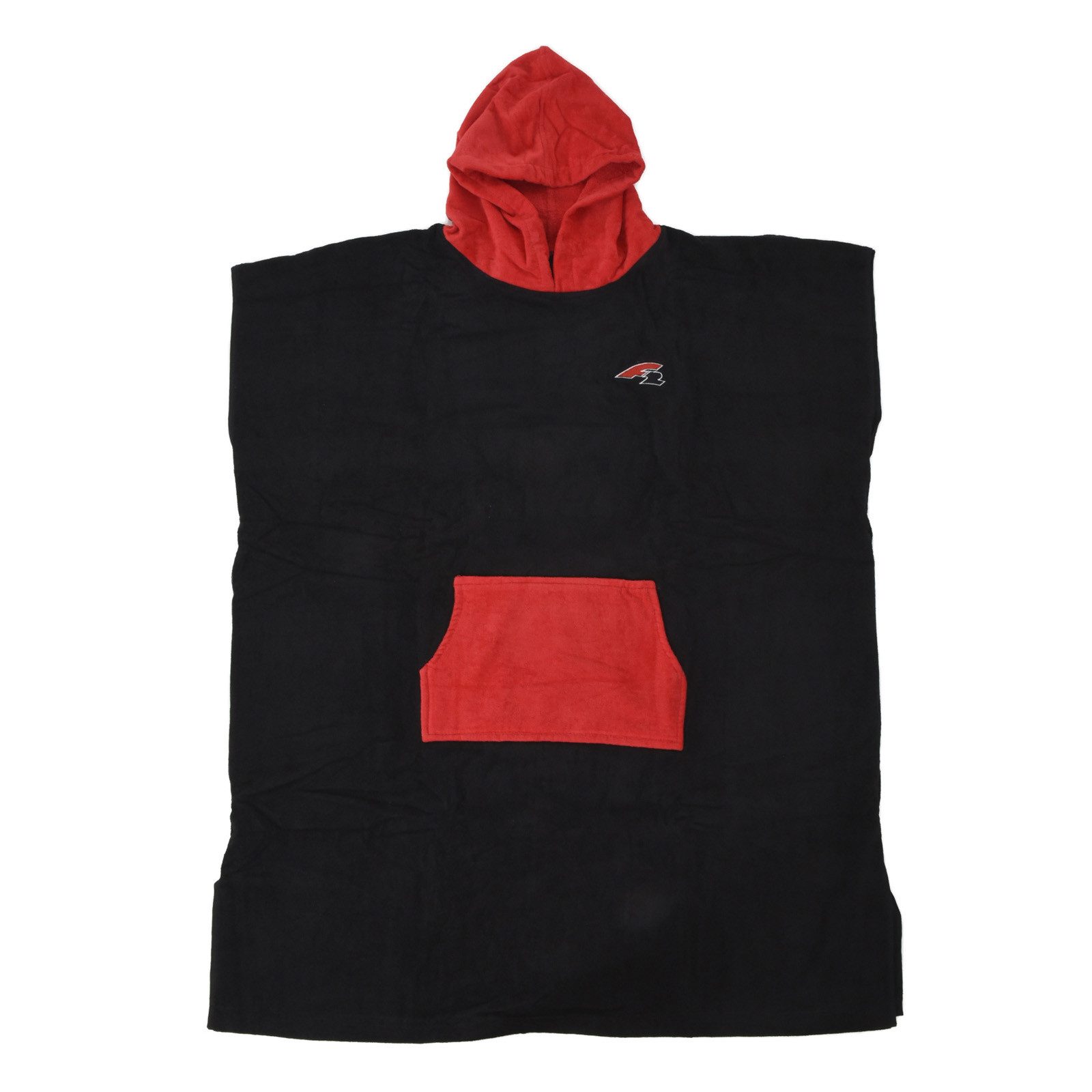 F2 Badeponcho F2 Poncho "After Session Poncho" L/XL Schwarz 2024/25