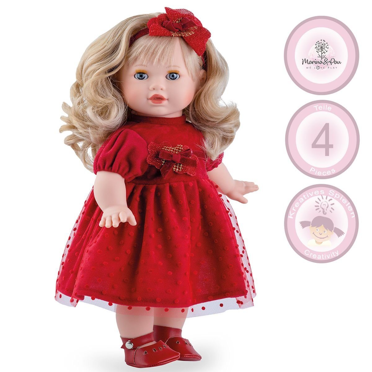 Marina & Pau Anziehpuppe Paula Mädchenpuppe günstig online kaufen