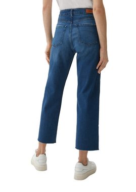 s.Oliver 7/8-Jeans Regular: Jeans mit ausgefranstem Saum Waschung