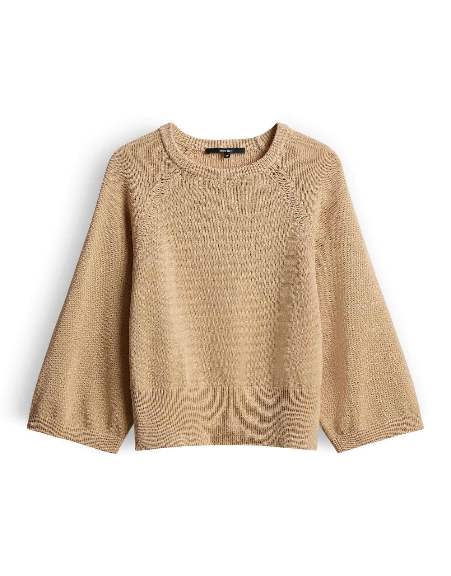 someday Strickpullover Tiliah aus Feinstrick in weiter Passform Mit leichter Transparenz für luftige Layering-Looks