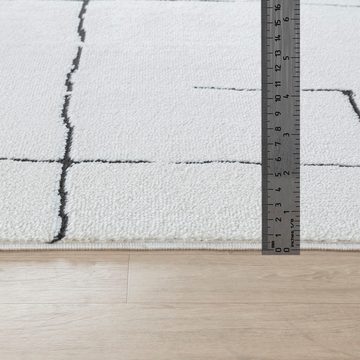 Teppich Modern, Surya, rechteckig, Höhe: 8 mm, Skandi Design, Modern Boho Kurzflor Wohnzimmerteppich, Schlafzimmer