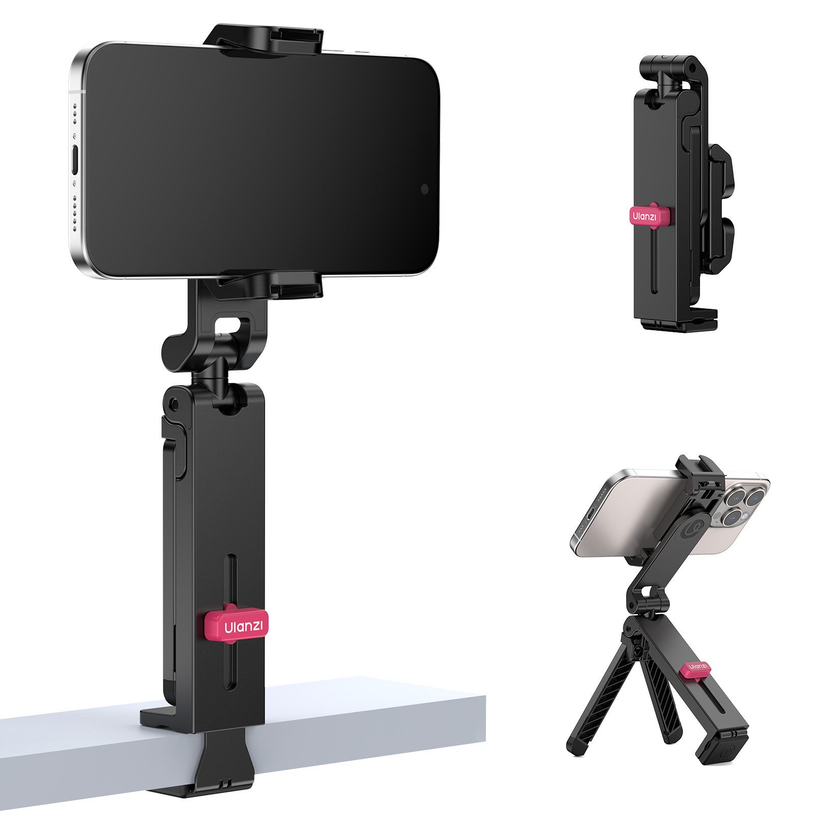 ULANZI Ulanzi MA89 Handy Stativ Faltbar 360° Drehung Mit Cold Shoe Halterung Ministativ