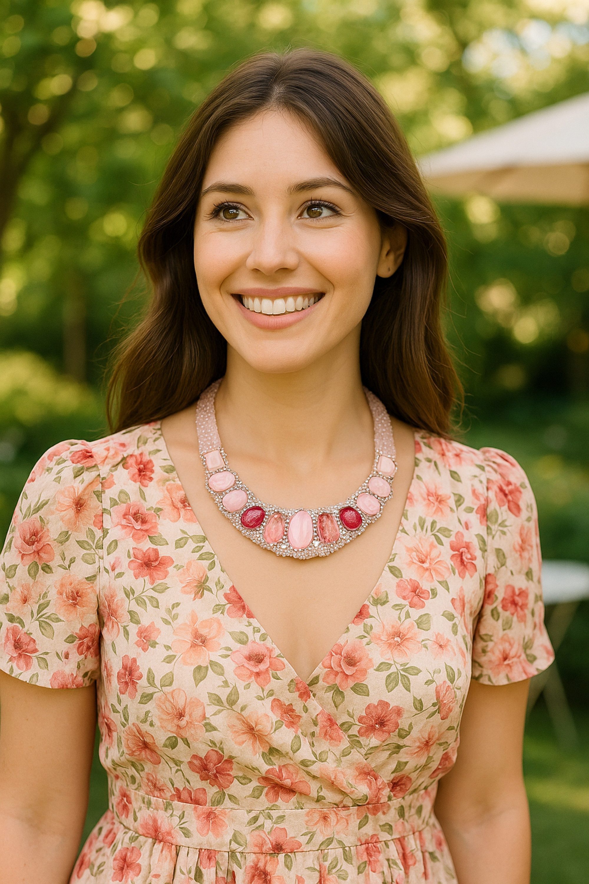 COLLEZIONE ALESSANDRO Kette mit Anhänger Crystal Dream, aus handgefertigten Glassteinen