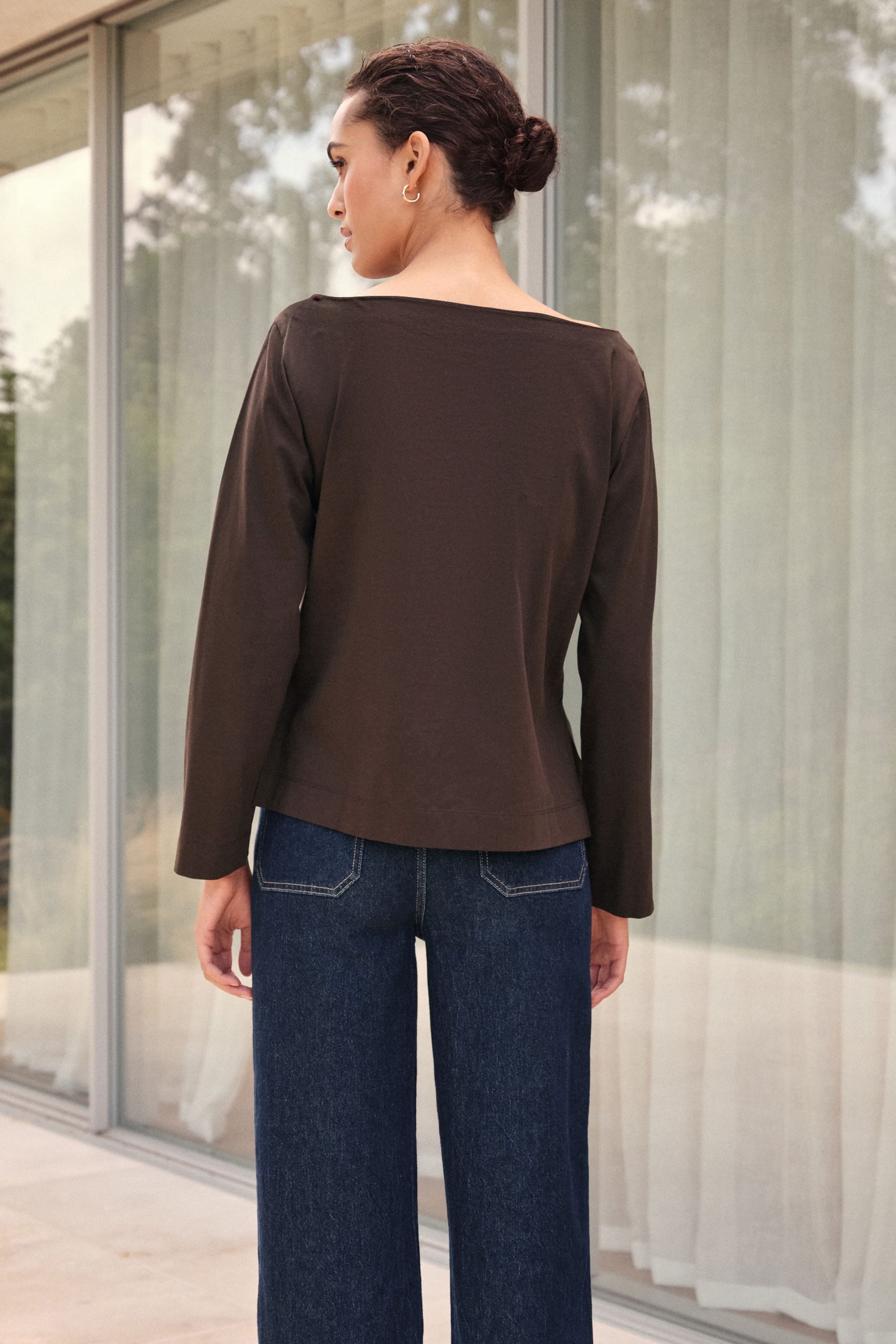 Next Langarmshirt N. Premium Langarmshirt mit günstig online kaufen