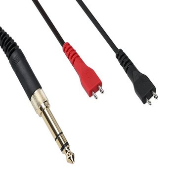 kwmobile Kopfhörerkabel für Sennheiser HD25/HD560/HD540/HD480/HD430 etc. Audio-Kabel, Over Ear Kopfhörer Ersatzkabel - 3.5mm Klinke für Headphones - 255cm