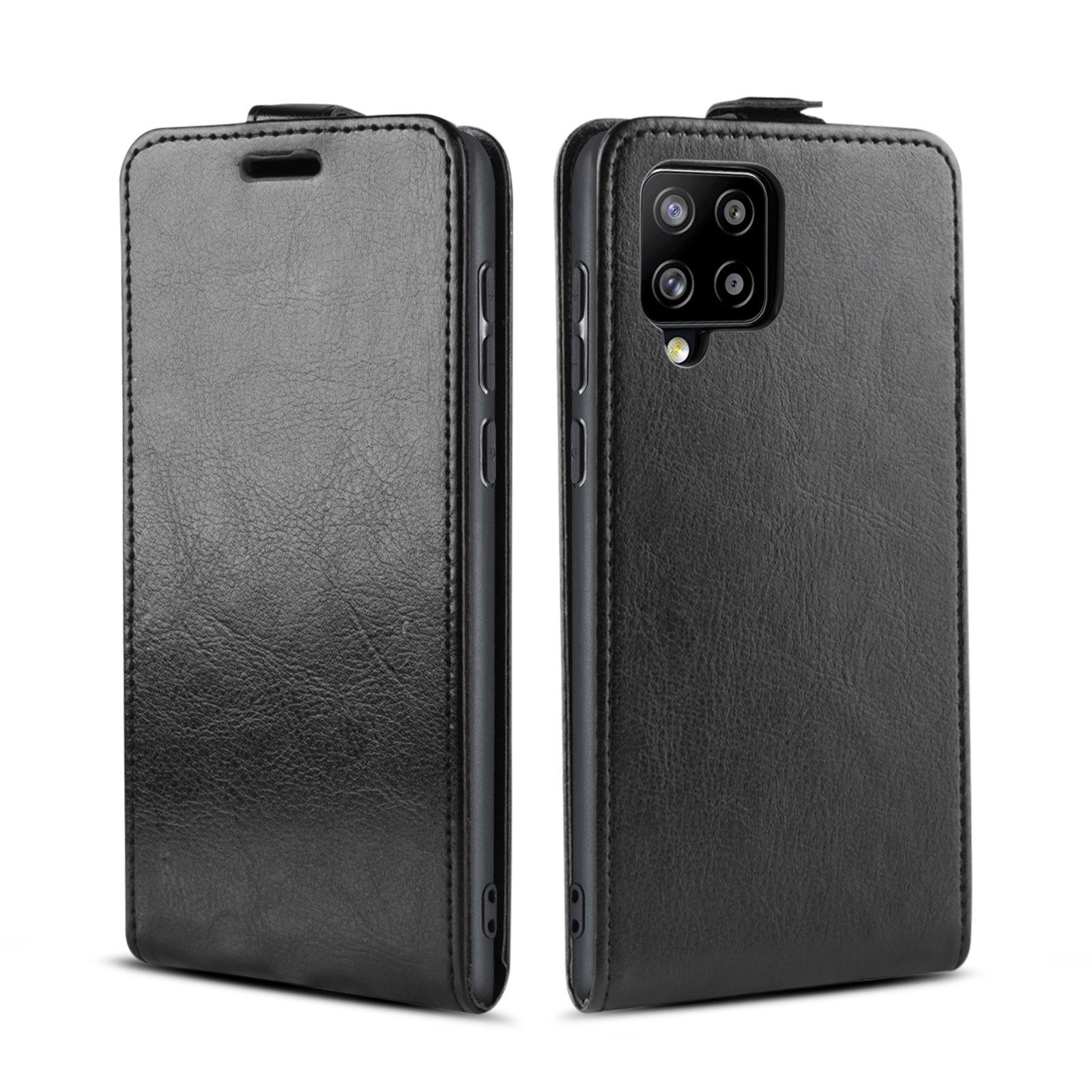 Tec-Expert Handyhülle Klapp Hülle für Samsung Galaxy A42 5G 6.6 Zoll, 6.6", Tasche Klapphülle Case mit Kartenfach Fliphülle vertikal