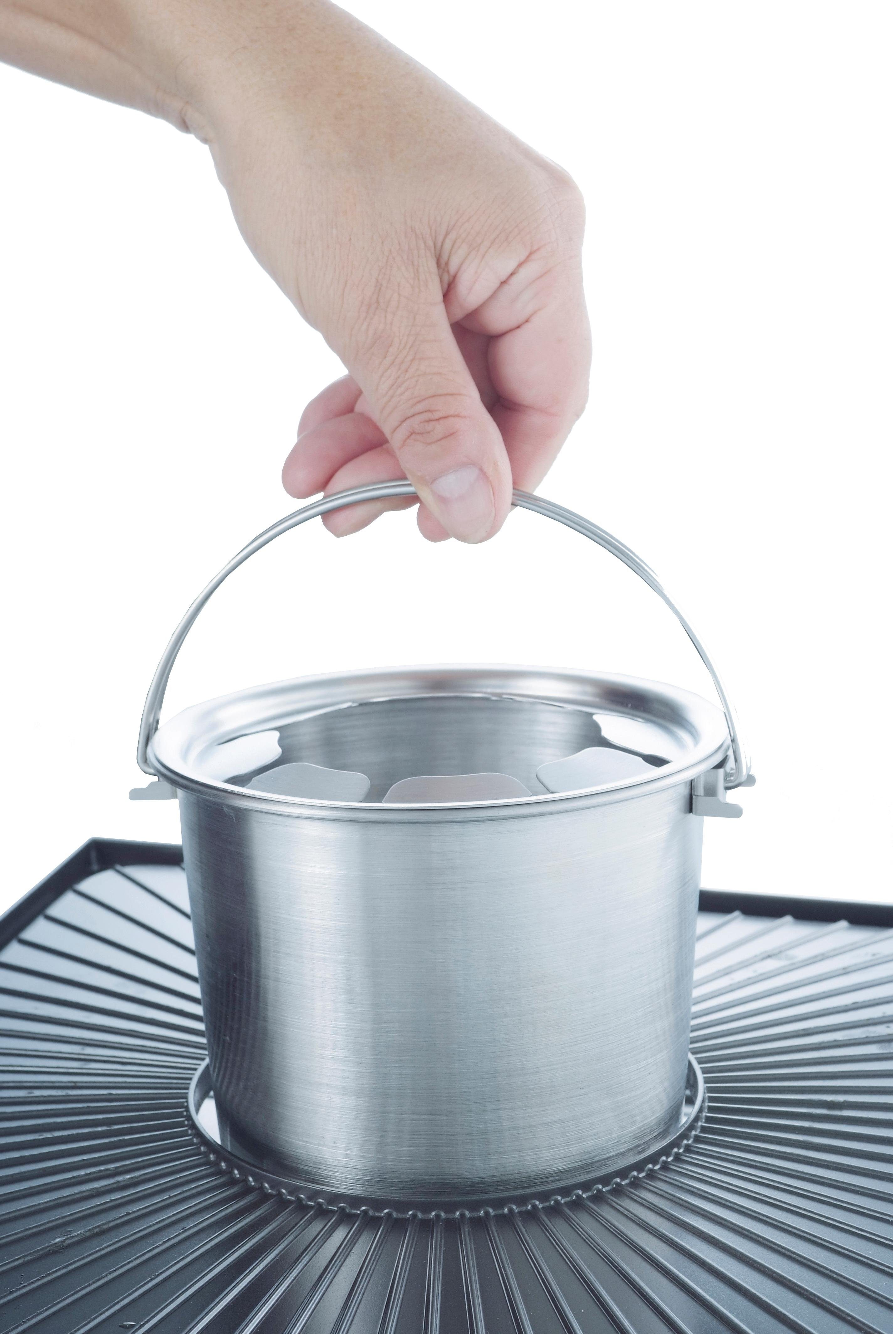 SOLIS OF SWITZERLAND Tischgrill COMBI-GRILL 3 IN 1, Fondue, Raclette, Grill, 2000 W