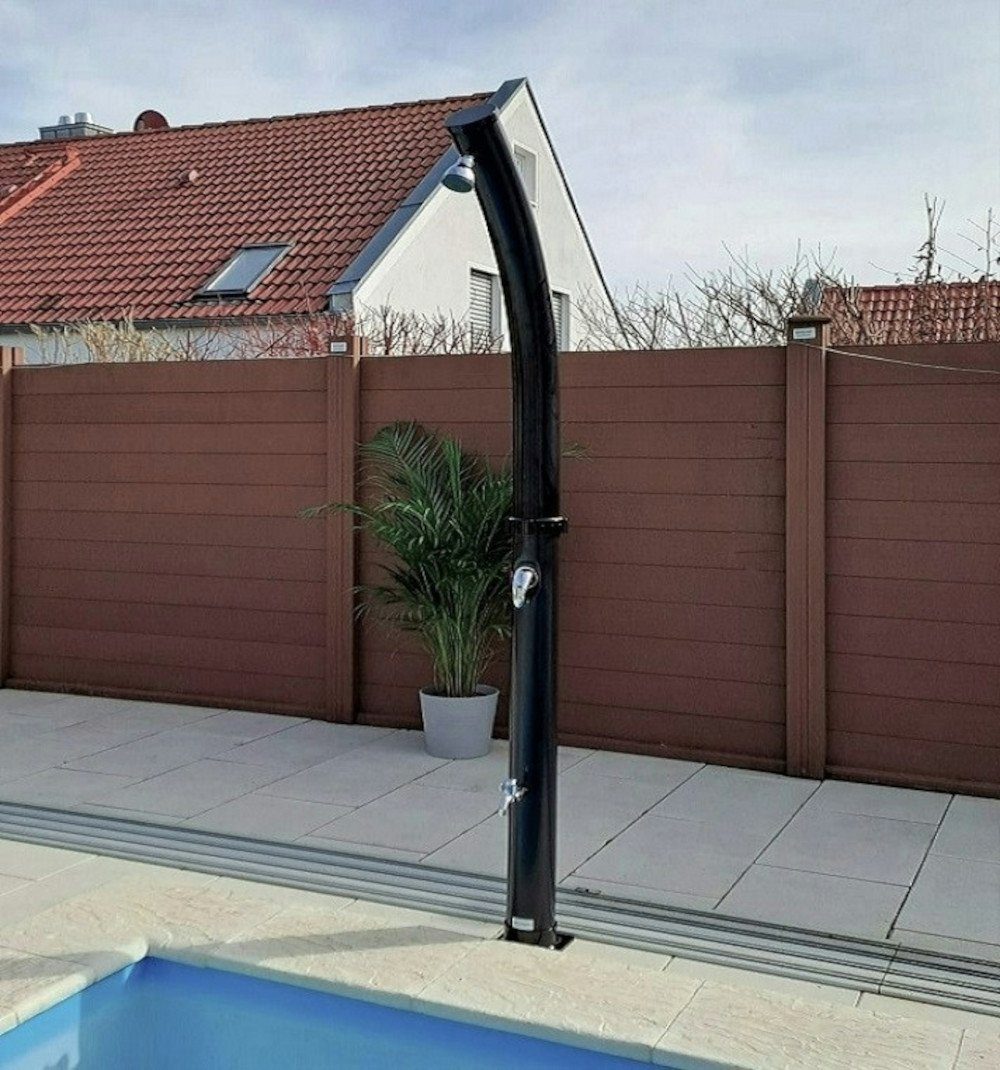 CARIBIC Gartendusche 30L Solardusche CARIBIC CURVE Pooldusche Außendusche Gartendusche – Bild 4 von 5