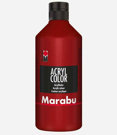 Marabu Acrylfarbe Marabu Acrylfarbe Acryl Color, 500 ml, rubinrot 038
