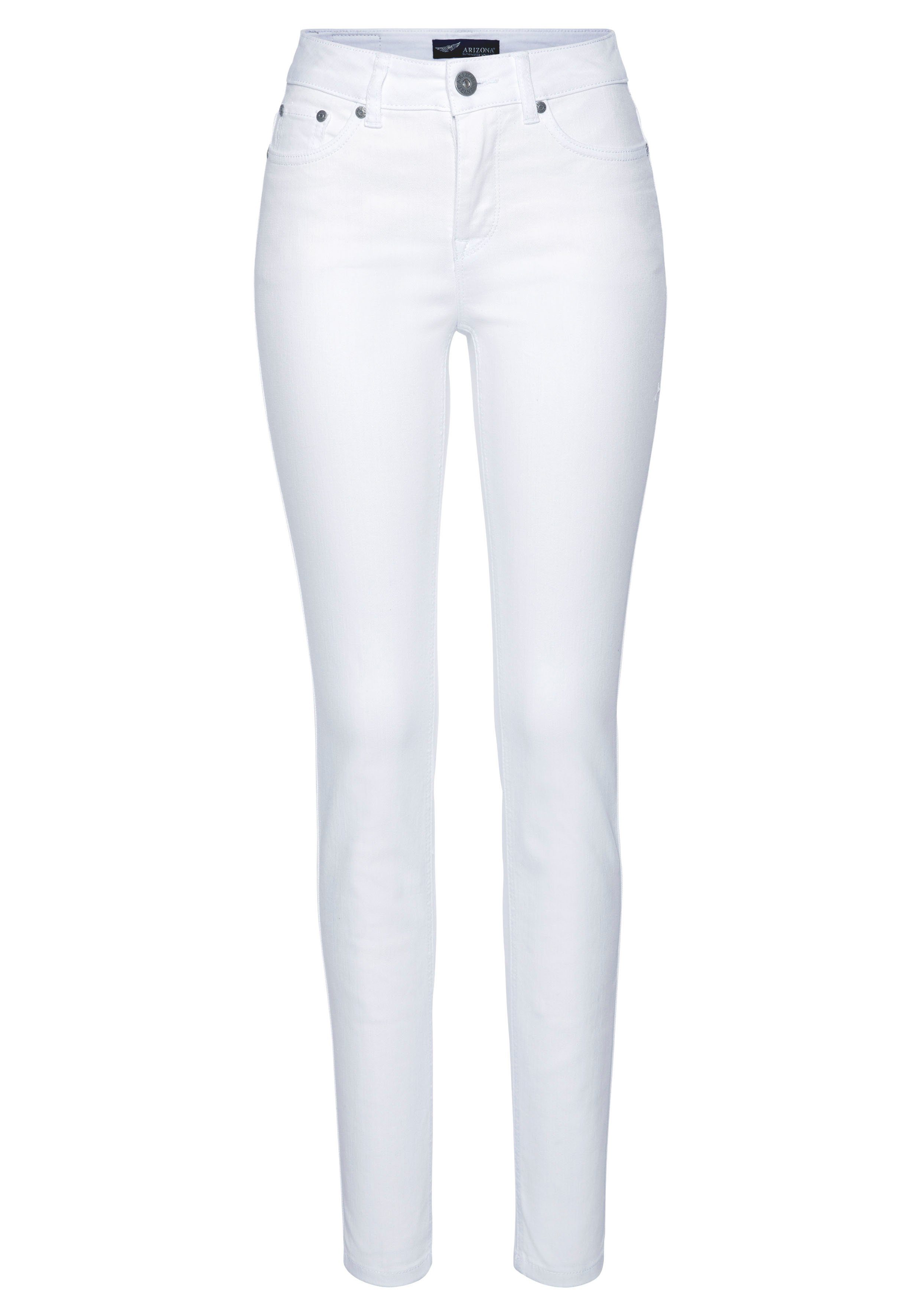 Waist Skinny-fit-Jeans Shaping white Arizona High