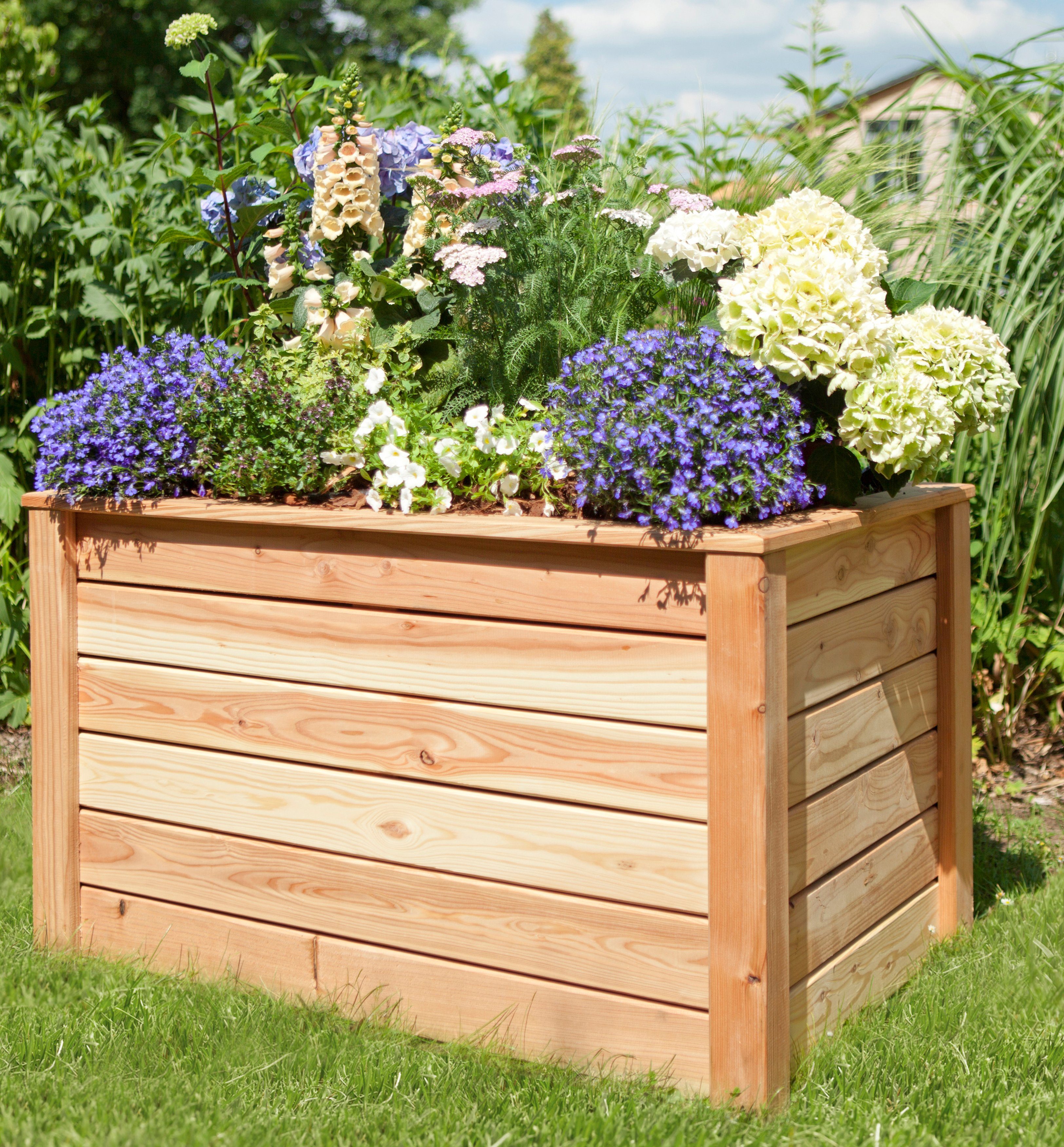 KiehnHolz Hochbeet BxTxH 105x65x60 cm, Lärche natur online kaufen OTTO