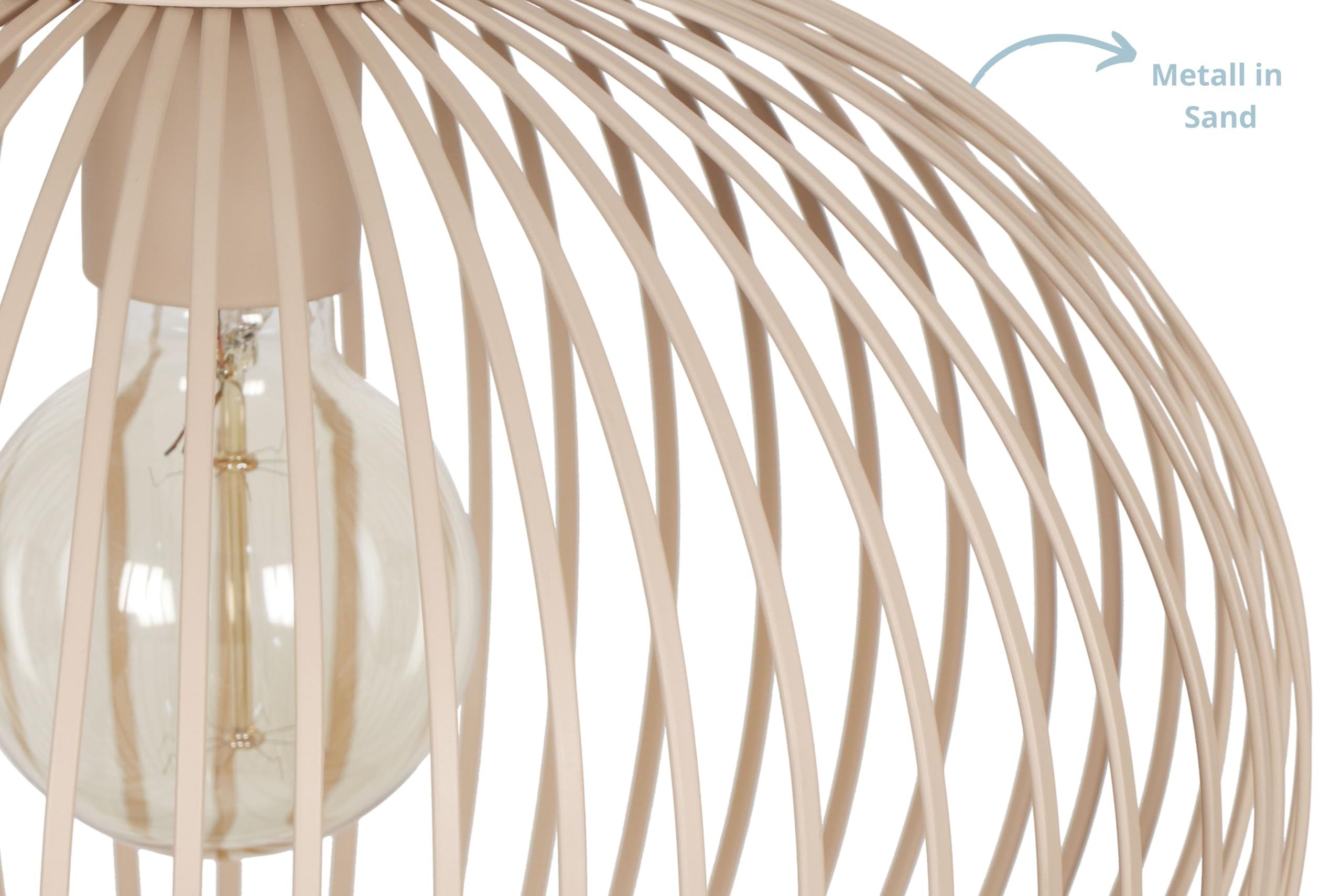 lightling Pendelleuchte Gisela, ohne Leuchtmittel, Deckenmontage, günstig online kaufen