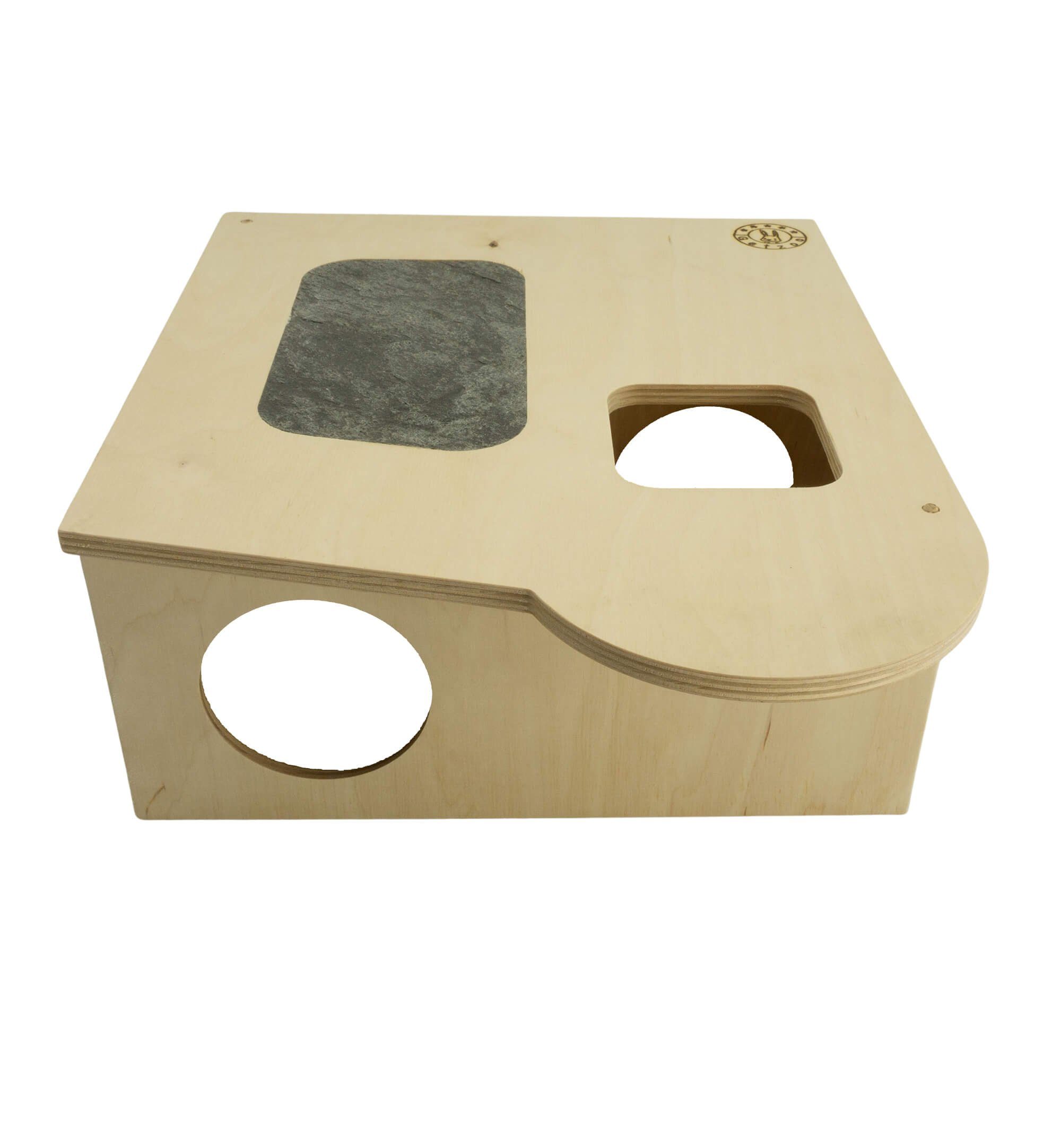 Getzoo Nagerhaus Getzoo Wohnhaus Odin mit Schieferdach