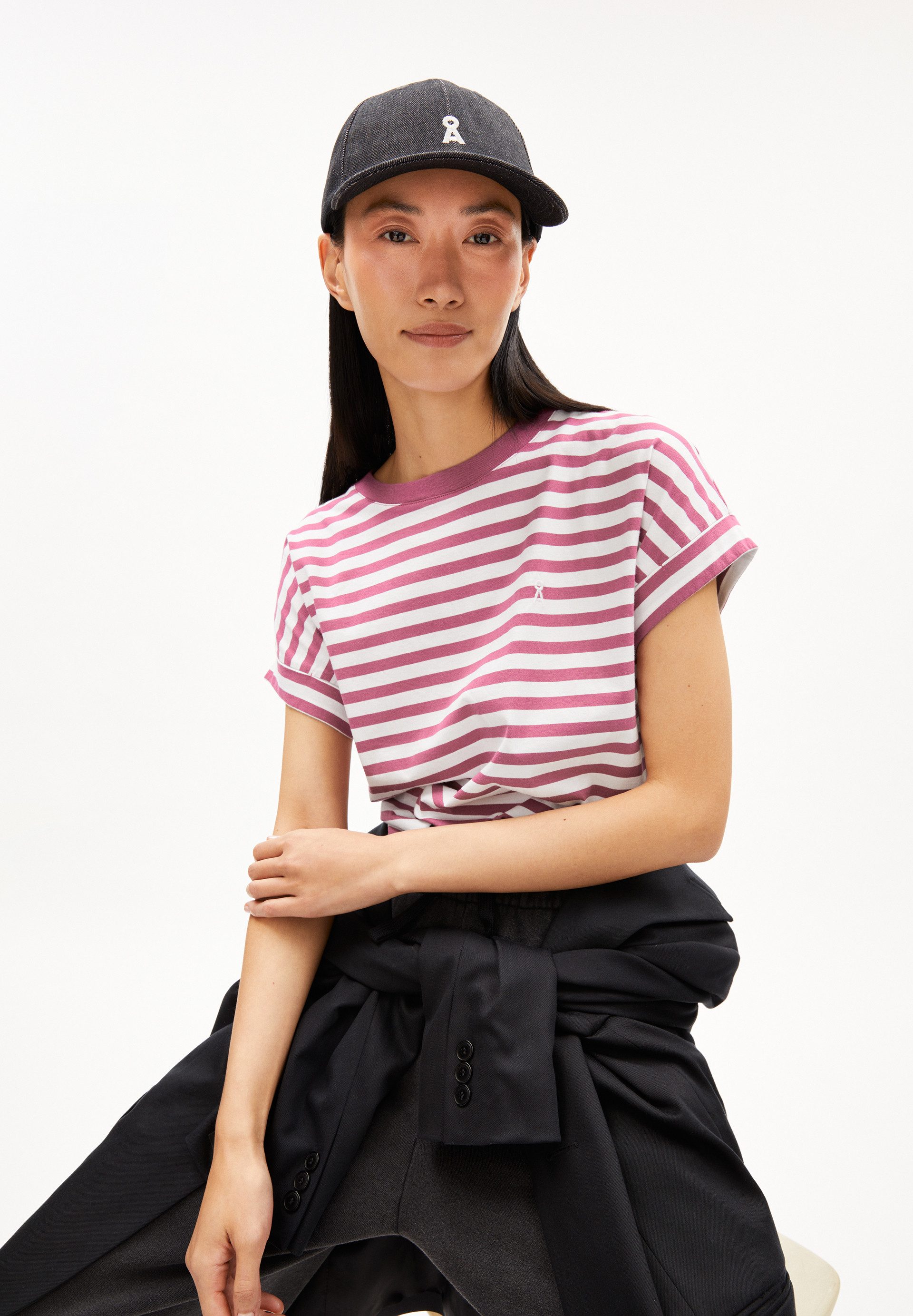Armedangels T-Shirt IDAARA STRIPES Damen T-Shirt aus Bio-Baumwolle (Loose F günstig online kaufen