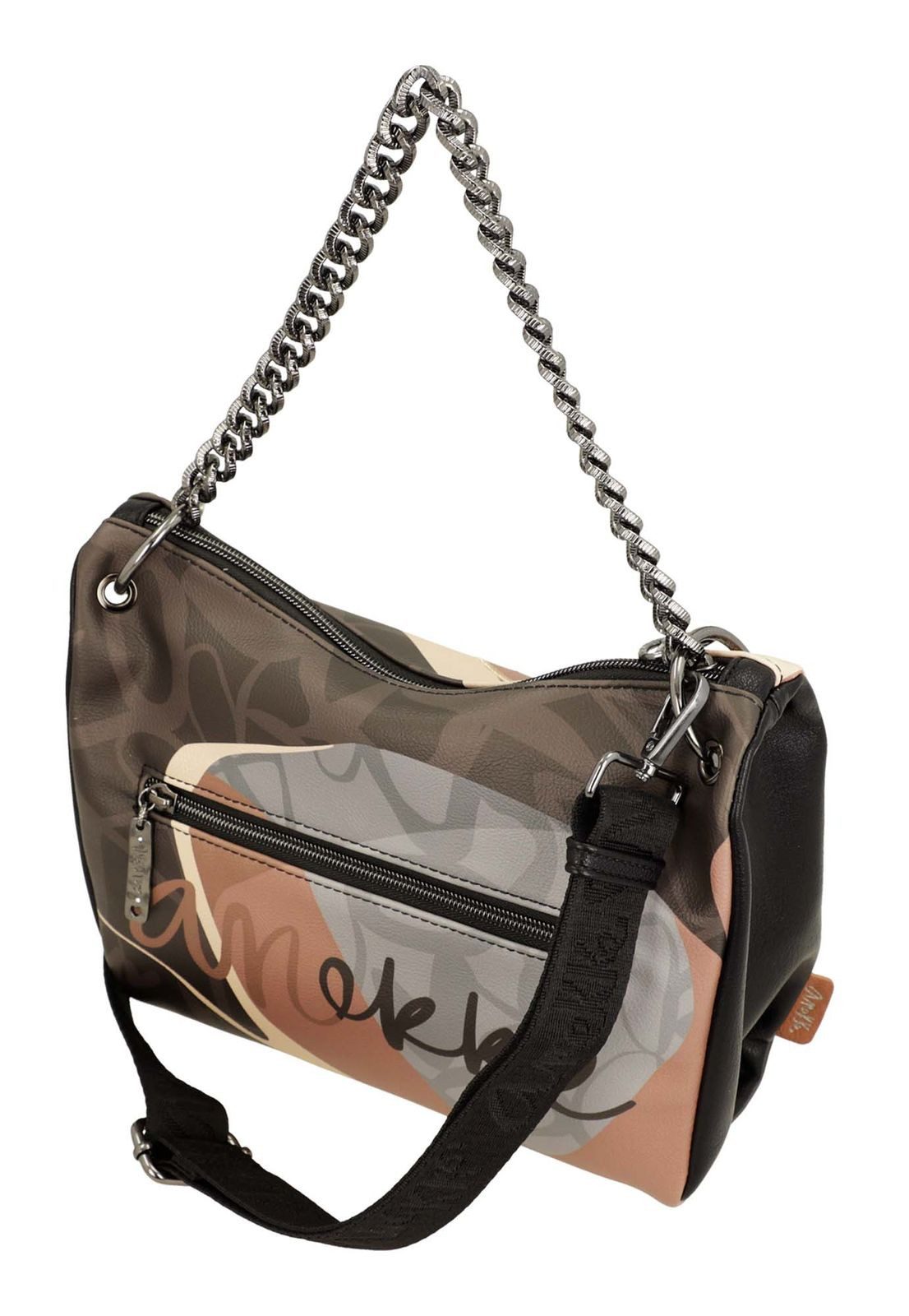 Anekke Schultertasche Crossbody Bag With Metal Handle