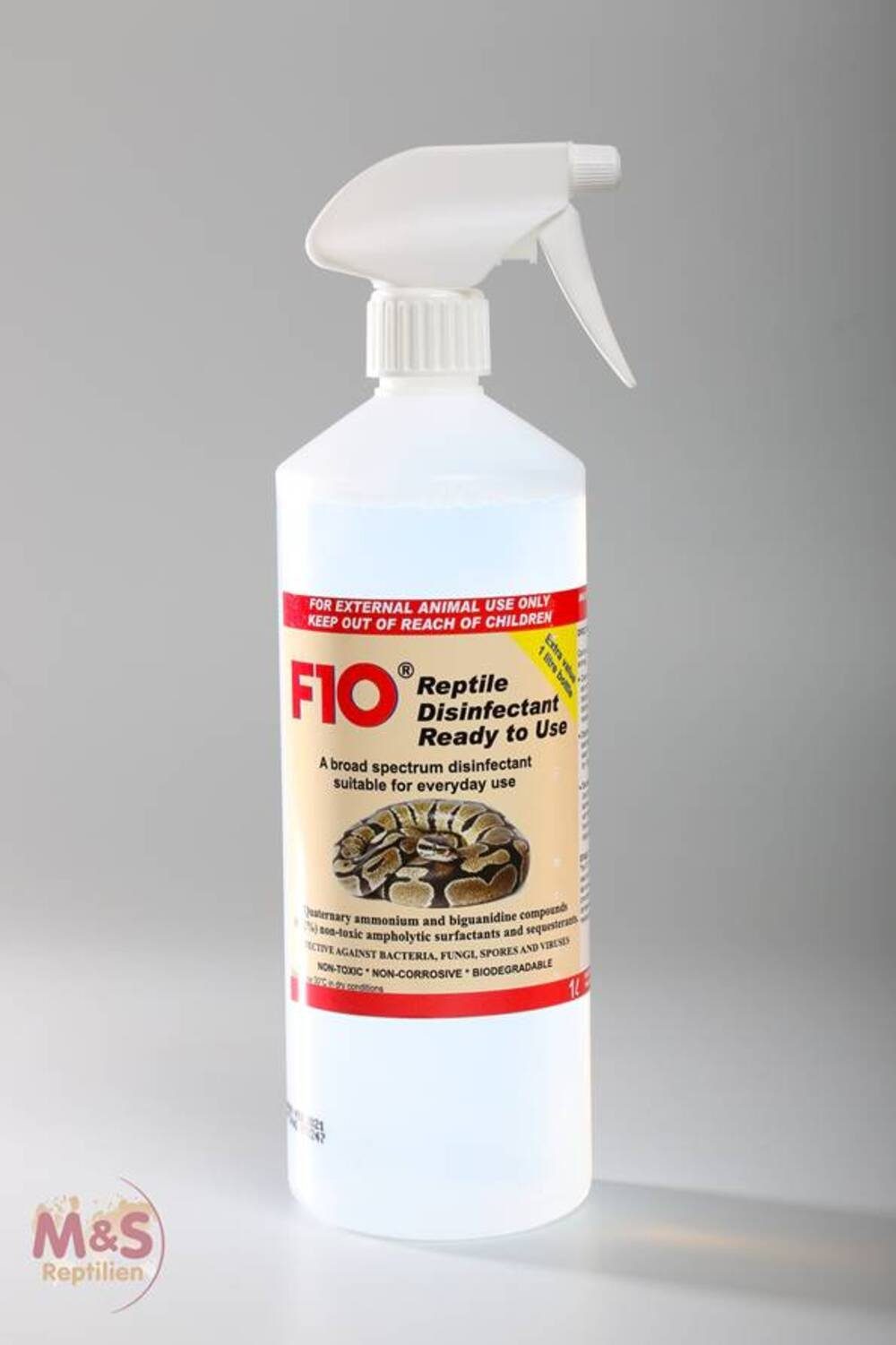 Terrarium F10 Reptile Disinfectant Ready to use (1000 ml Sprühflasche) BAUA-Reg