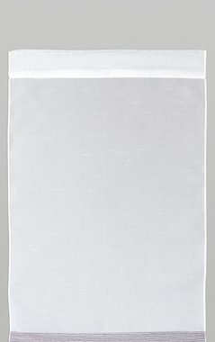 Scheibengardine SET Scheibenhänger MiniFLV Streifenglanz, LYSEL®, (1 St), transparent, HxB 80x30cm