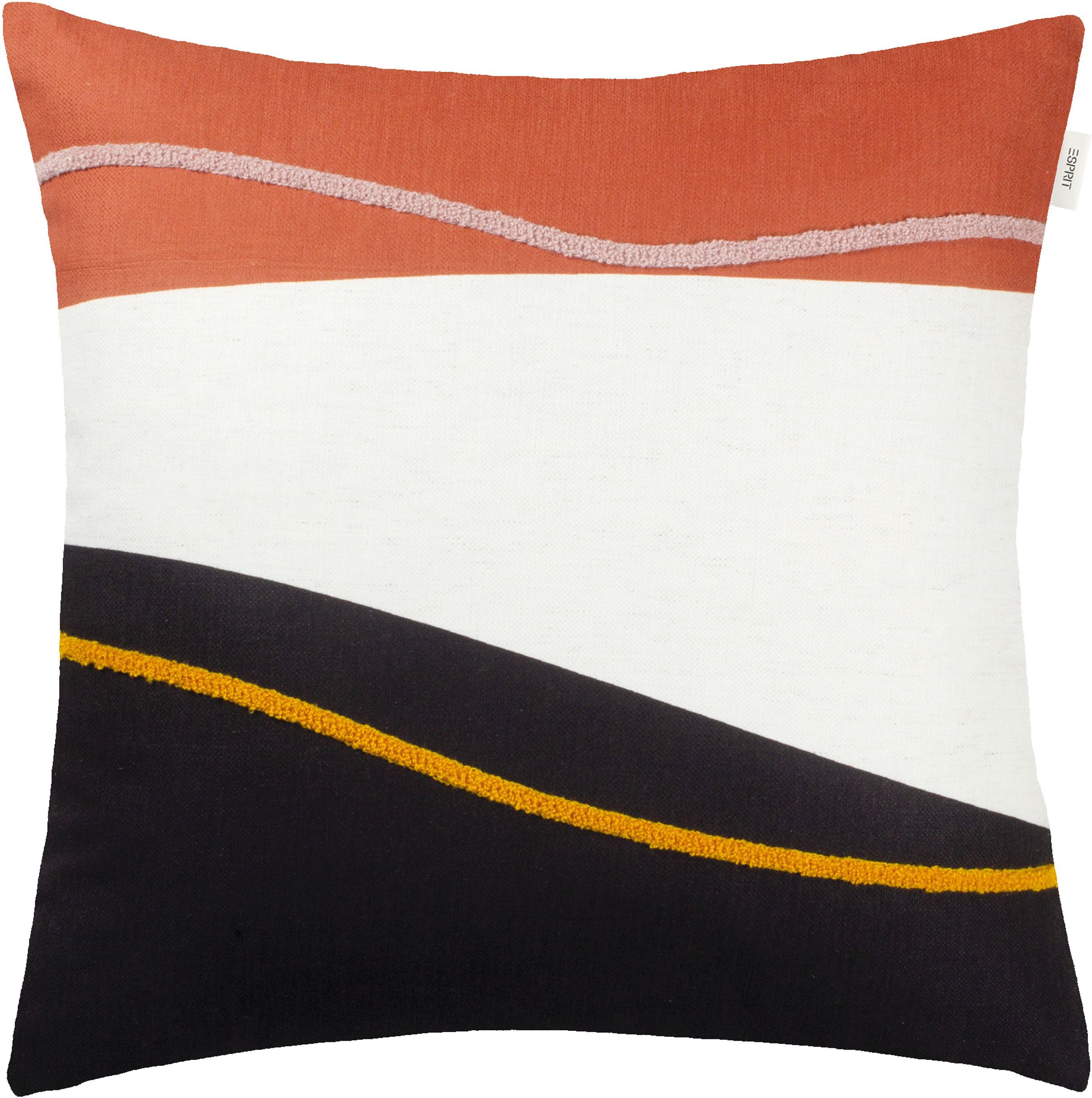 Esprit Подушкиhülle Demi, (1 Stück), mit Bouclé-Applikation