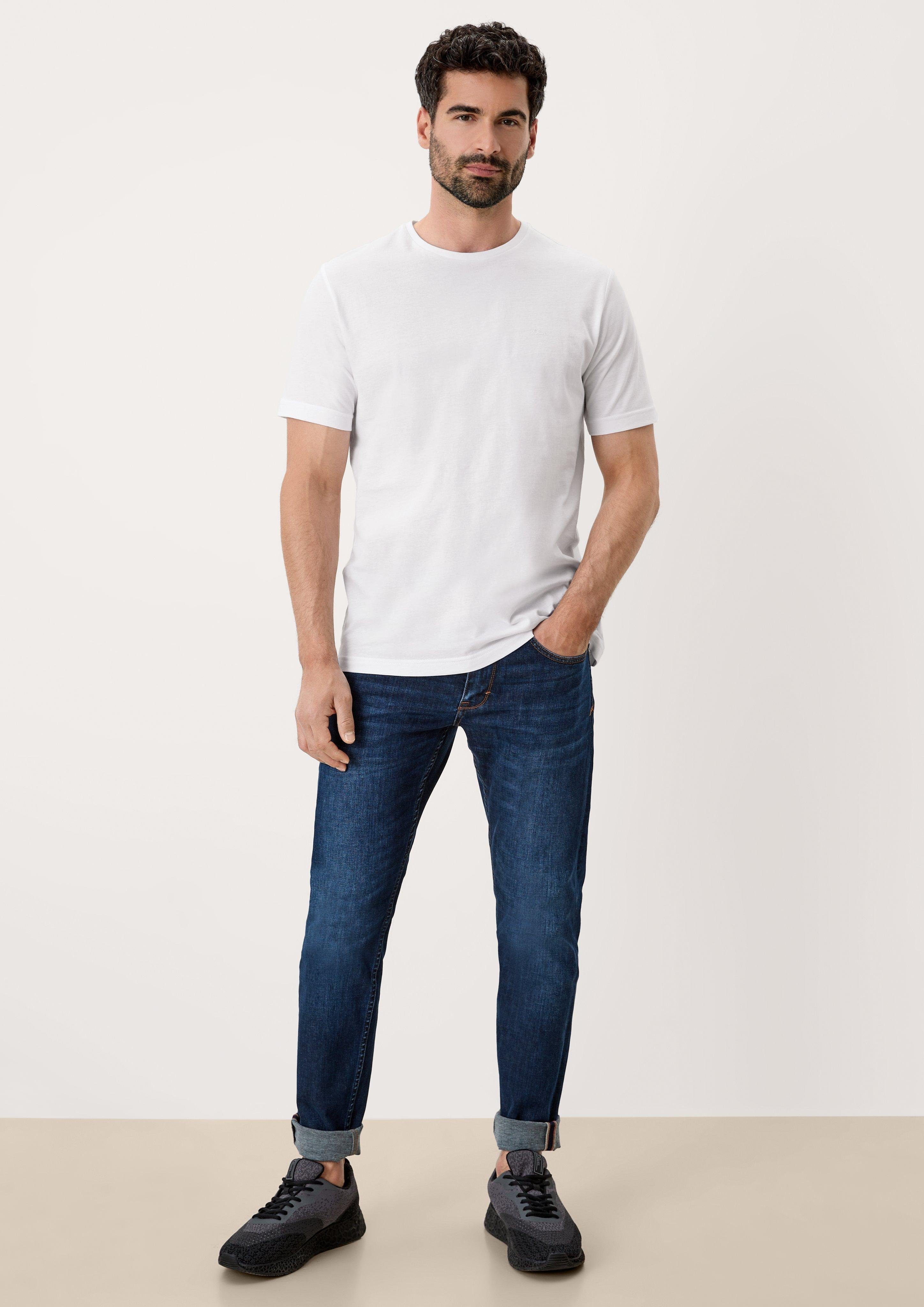 Kurzarmshirt Jerseyshirt mit Crew Neck (1-tlg) günstig online kaufen