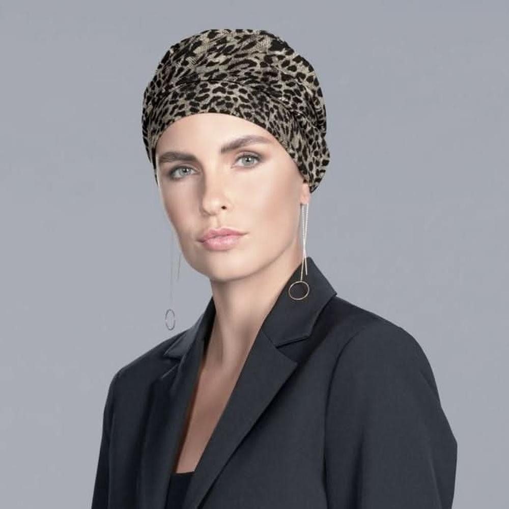 Ellen Wille Kopftuch Ellen Wille Comfort Cap, Atmungsaktive Baumwollmütze mit Raffung für natürliches Volumen.