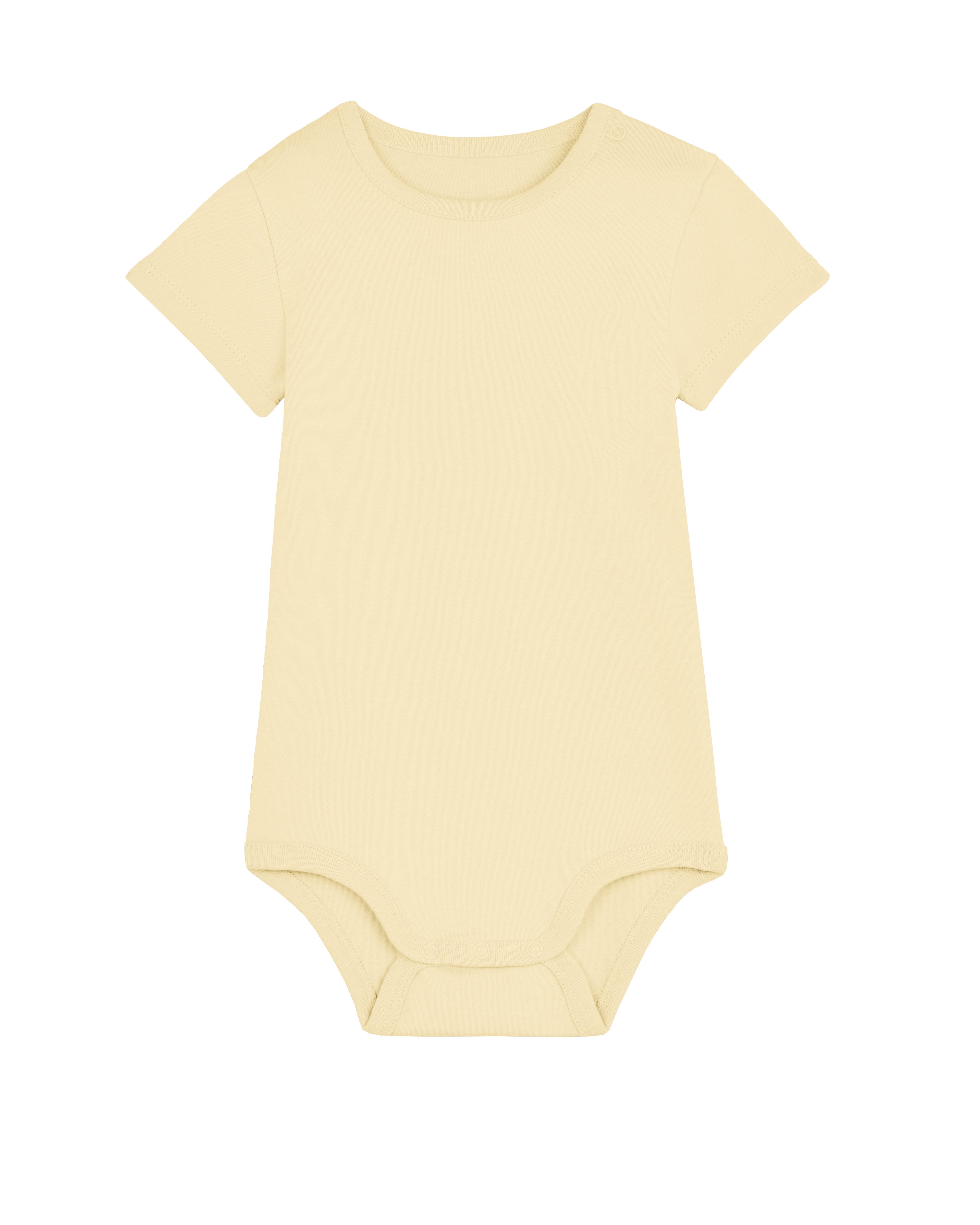 Sitztgut Kurzarmbody Baby Body aus Bio-Baumwolle (1-tlg) Druckknopfleiste an der Schulter und Druckknopfverschluss im Schritt