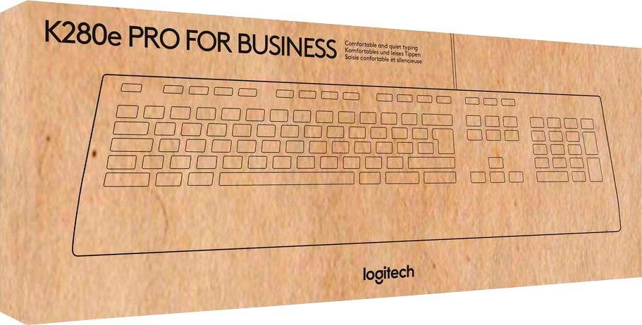 K280e Tastatur Tastatur Kabelgebundene Pro Logitech Business weiß Logitech (Nummernblock)