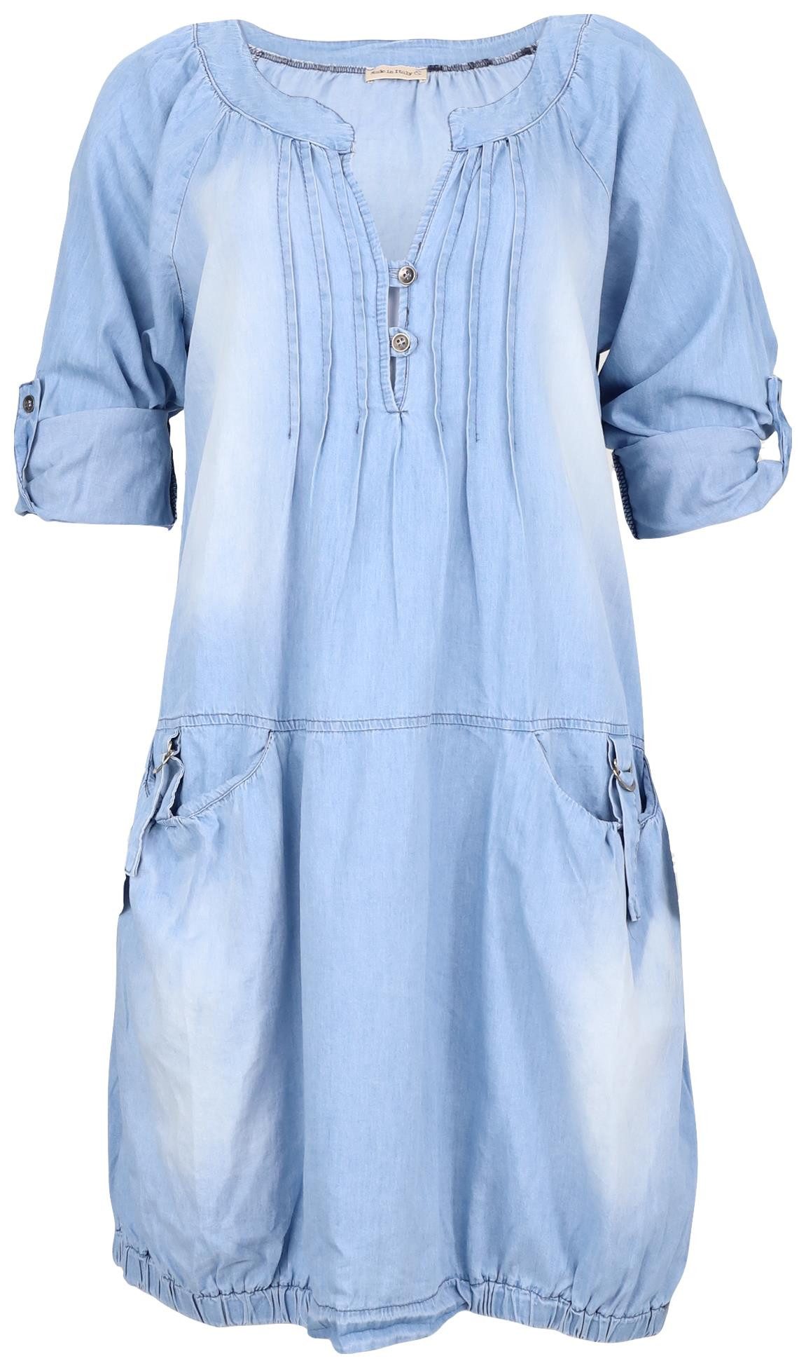 malito more than fashion Jeanskleid 6255 Sommerkleid Strandkleid Einheitsgr günstig online kaufen