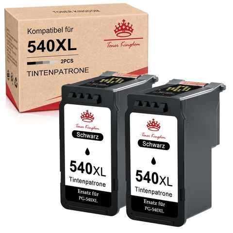 Toner Kingdom 2er Pack ersetzt für CANON PG-540XL Schwarz Tintenpatrone (TS5150 5151 MG3650 3600 3100 3150)