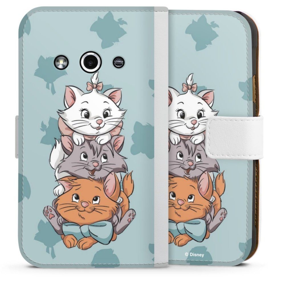 DeinDesign Handyhülle »Disney Aristocats Katze Aristocats Triplets«,  Samsung Galaxy Xcover 3 Hülle Handy Flip Case Wallet Cover