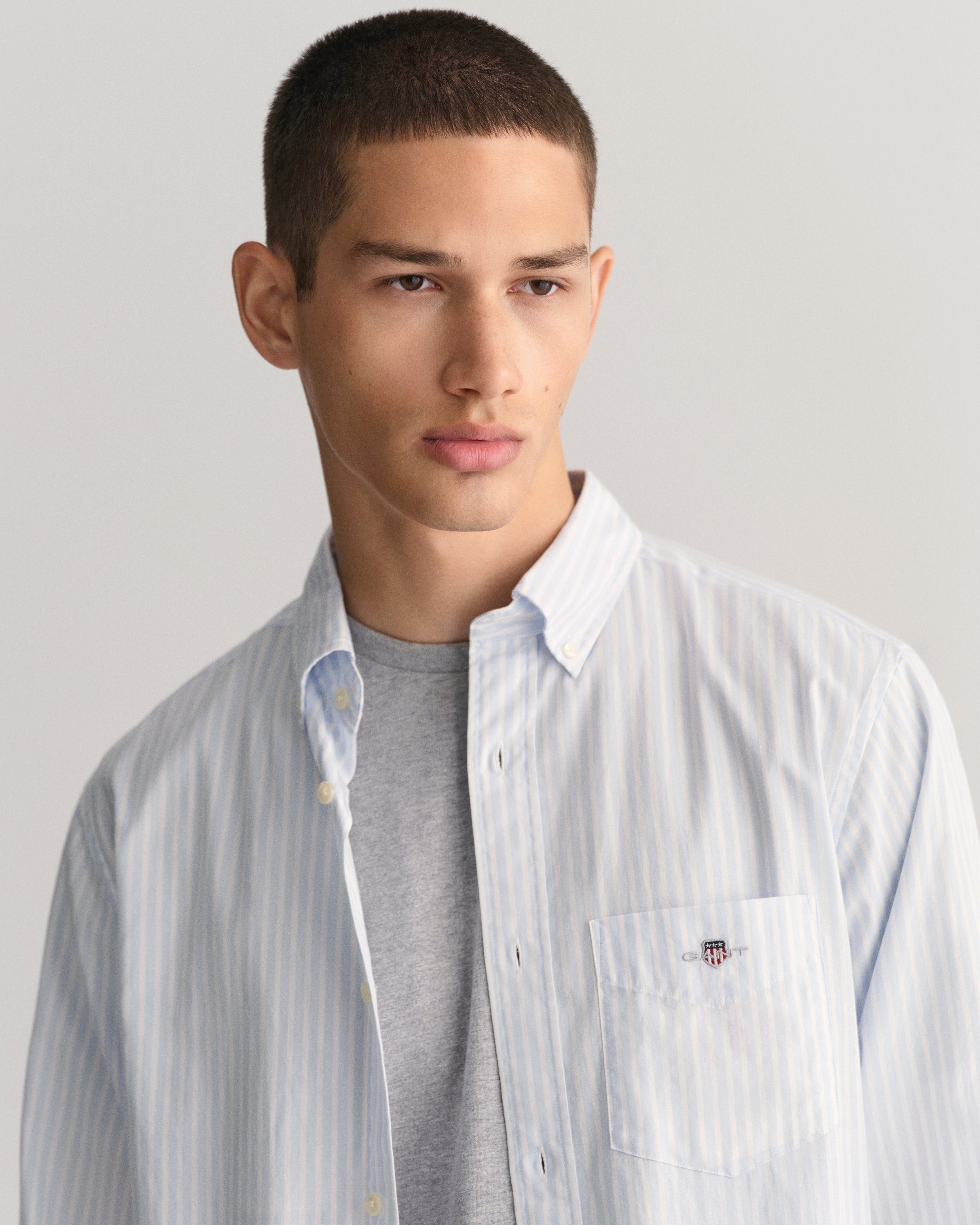 Gant Langarmhemd REG POPLIN STRIPE SHIRT