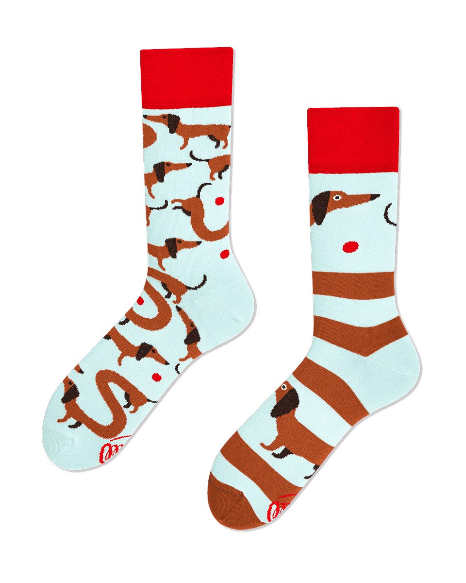 Freizeitsocken Many Mornings Socken Sausage Dog