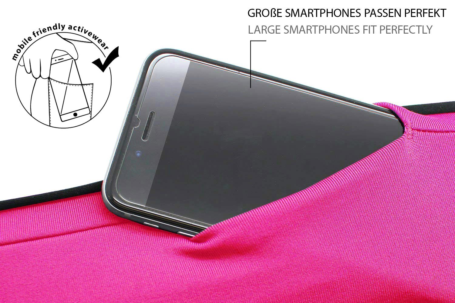 Formbelt Laufgürtel Sport-Bauchtasche mit Reißverschluss Laufgürtel für Handy Lauftasche Bauchtasche, Reißverschluss, Laufgürtel für Handy, Lauftasche