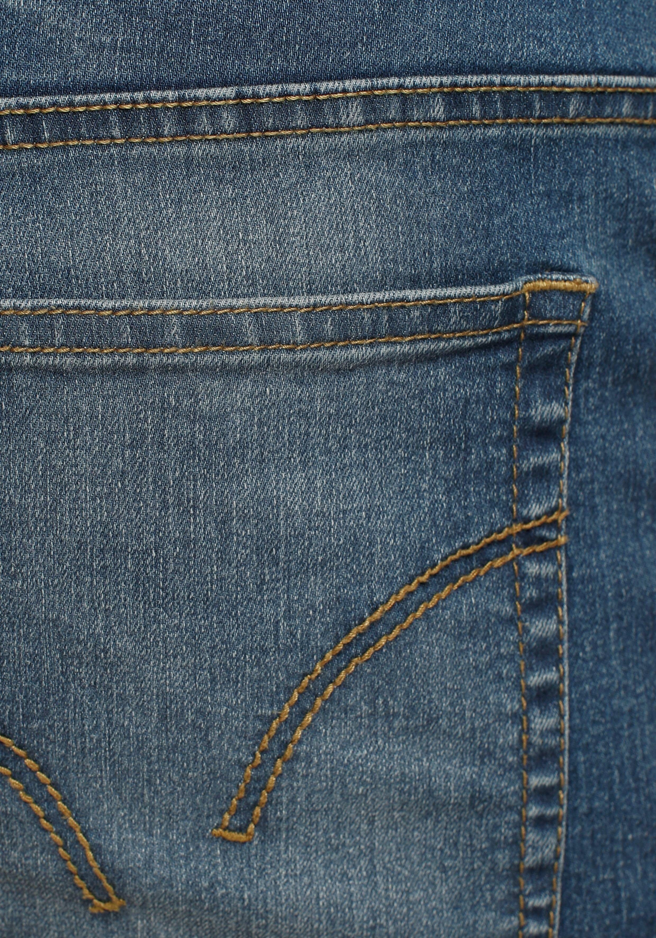 Arizona Dehnbund-Jeans Paul elastischer Dehnbund, Comfort-Fit, gerader Beinschnitt