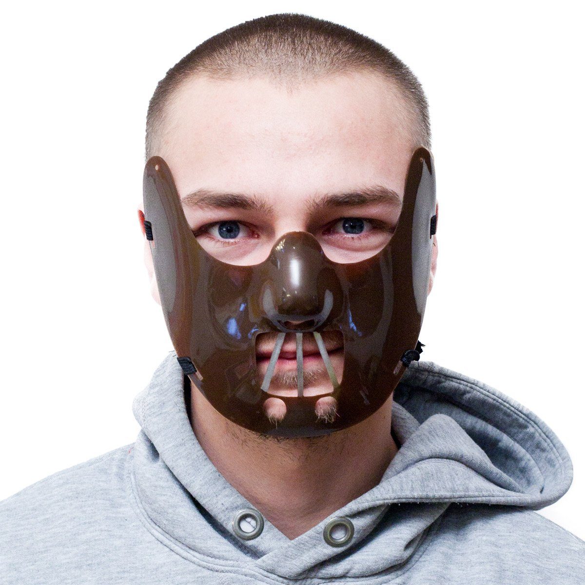 Goods+Gadgets Kostüm Hannibal Psycho-Schocker Maske, Halloween Party Kostüm Verkleidung