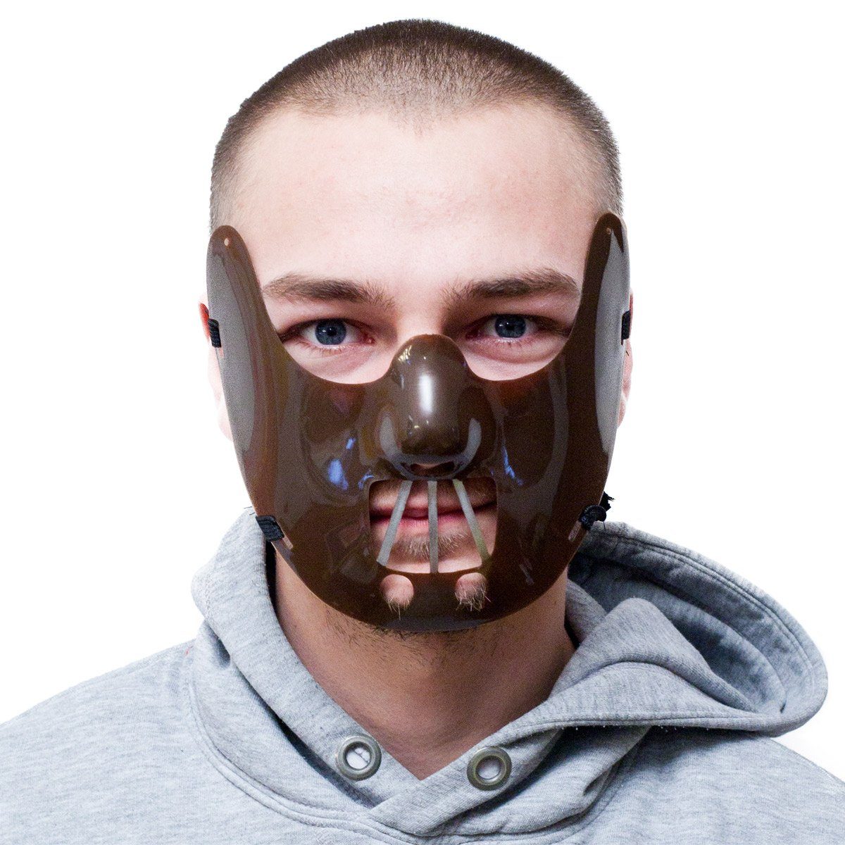 Goods+Gadgets Verkleidungsmaske Hannibal Psycho-Schocker Maske, Halloween Party Kostüm Verkleidung