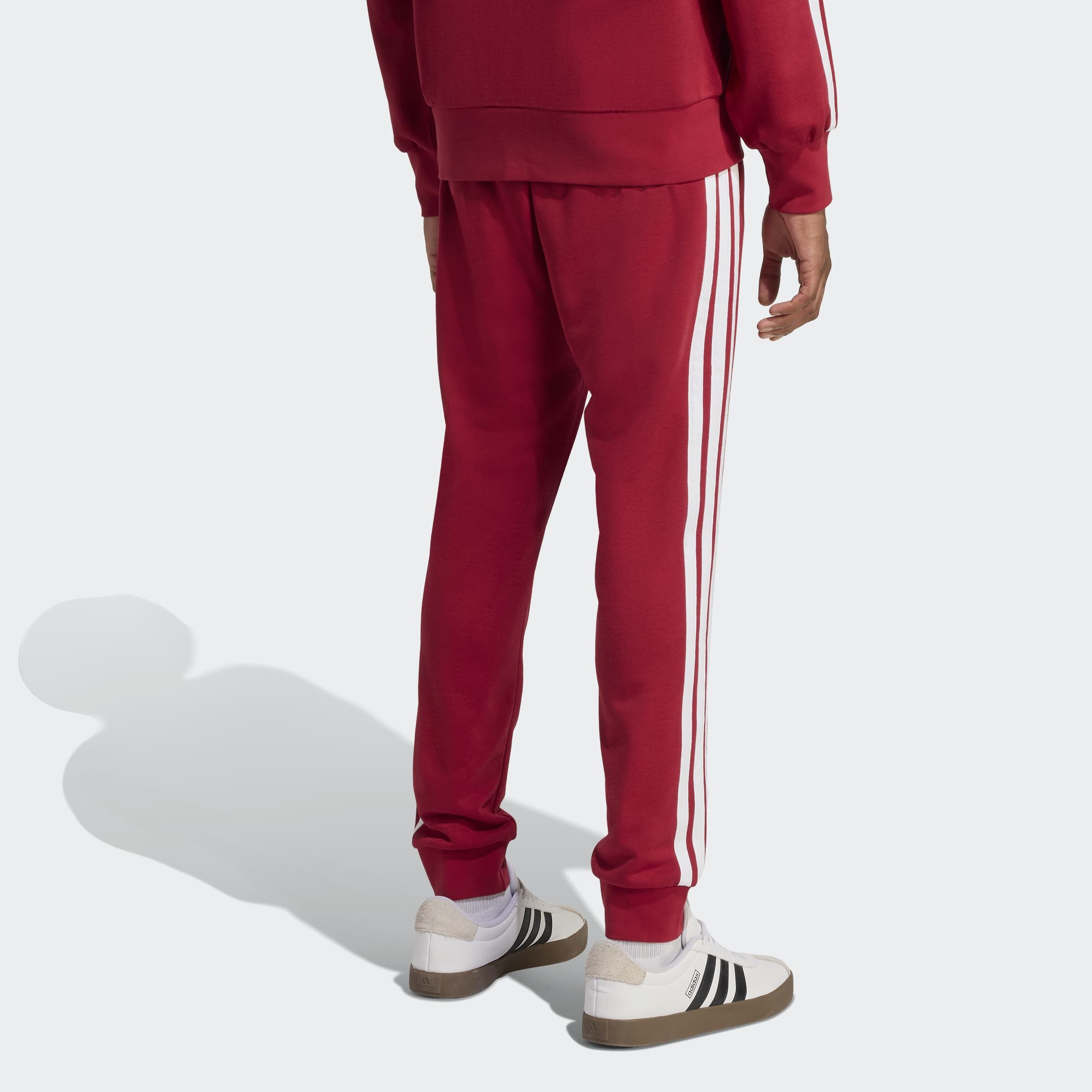 adidas Sportswear Sporthose ESSENTIALS 3-STREIFEN FRENCH TERRY schmal zulaufende Beinform, für sportliche Aktivitäten