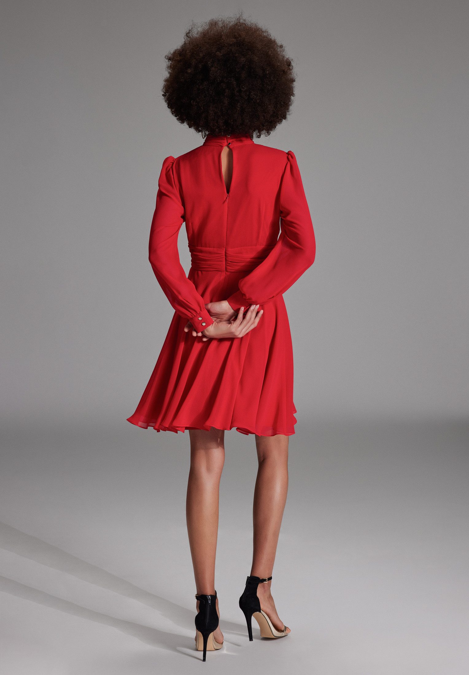 SWING Partykleid Taillierte Passform mit ausgestelltem günstig online kaufen