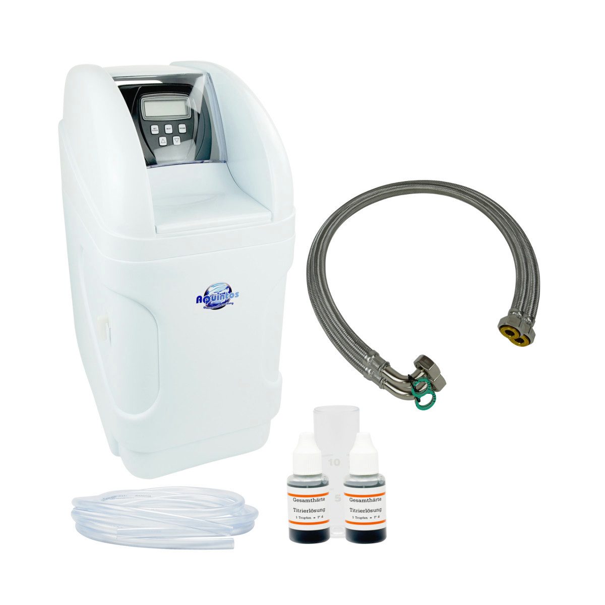 Aquintos Wasseraufbereitung Wasserhahn-Wasserfilter MKC40 TOP-Line Entkalkungsanlage (Set1), Vollautomatische Anpassung an den Wasserverbrauch