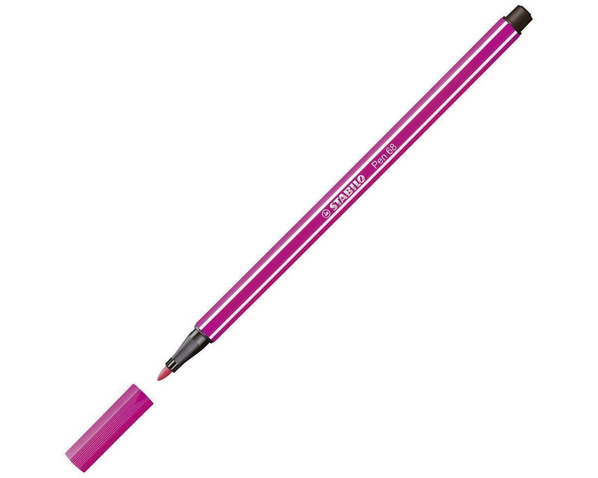 Thumbnail - STABILO Filzstift Premium-Filzstift - STABILO Pen 68 - Einzelstift - rosarot