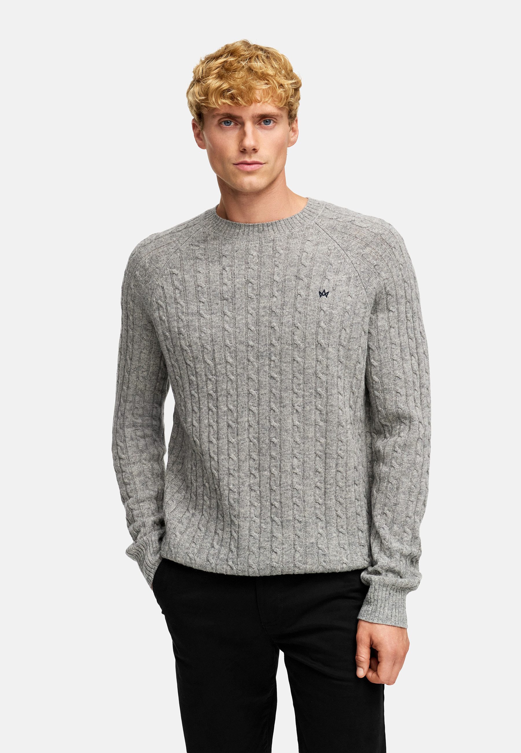 Kronstadt Rundhalspullover Herren KSFlynn Strickpullover Herrenpullover