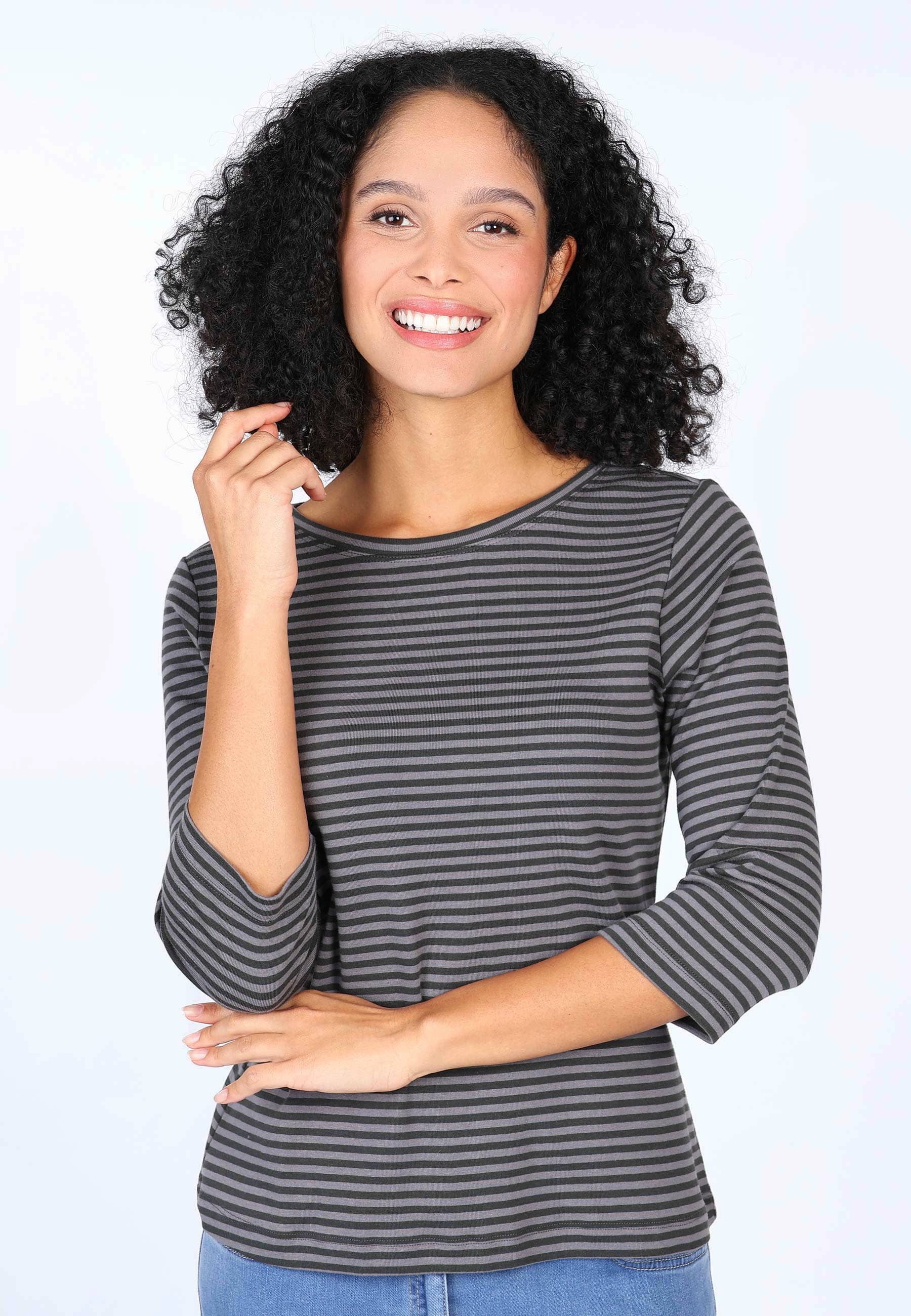 Deerberg Langarmshirt Pitta stripe günstig online kaufen