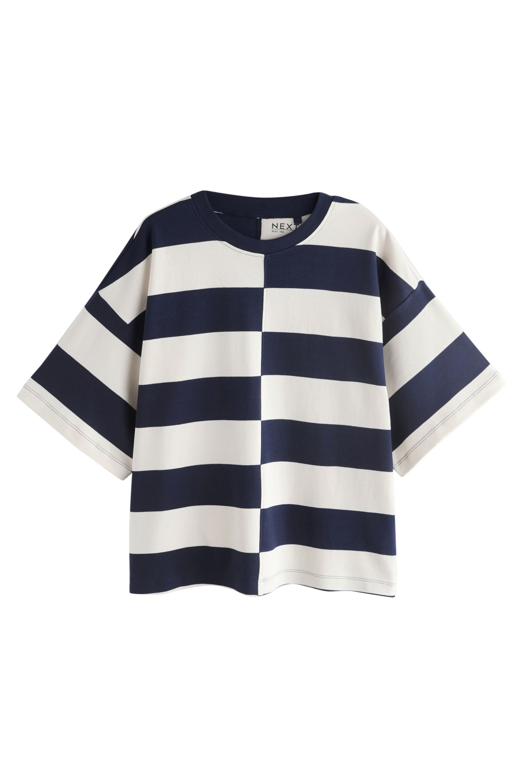 Next T-Shirt Kastiges Oversized Fit T-Shirt aus schwerem Stoff (1-tlg)