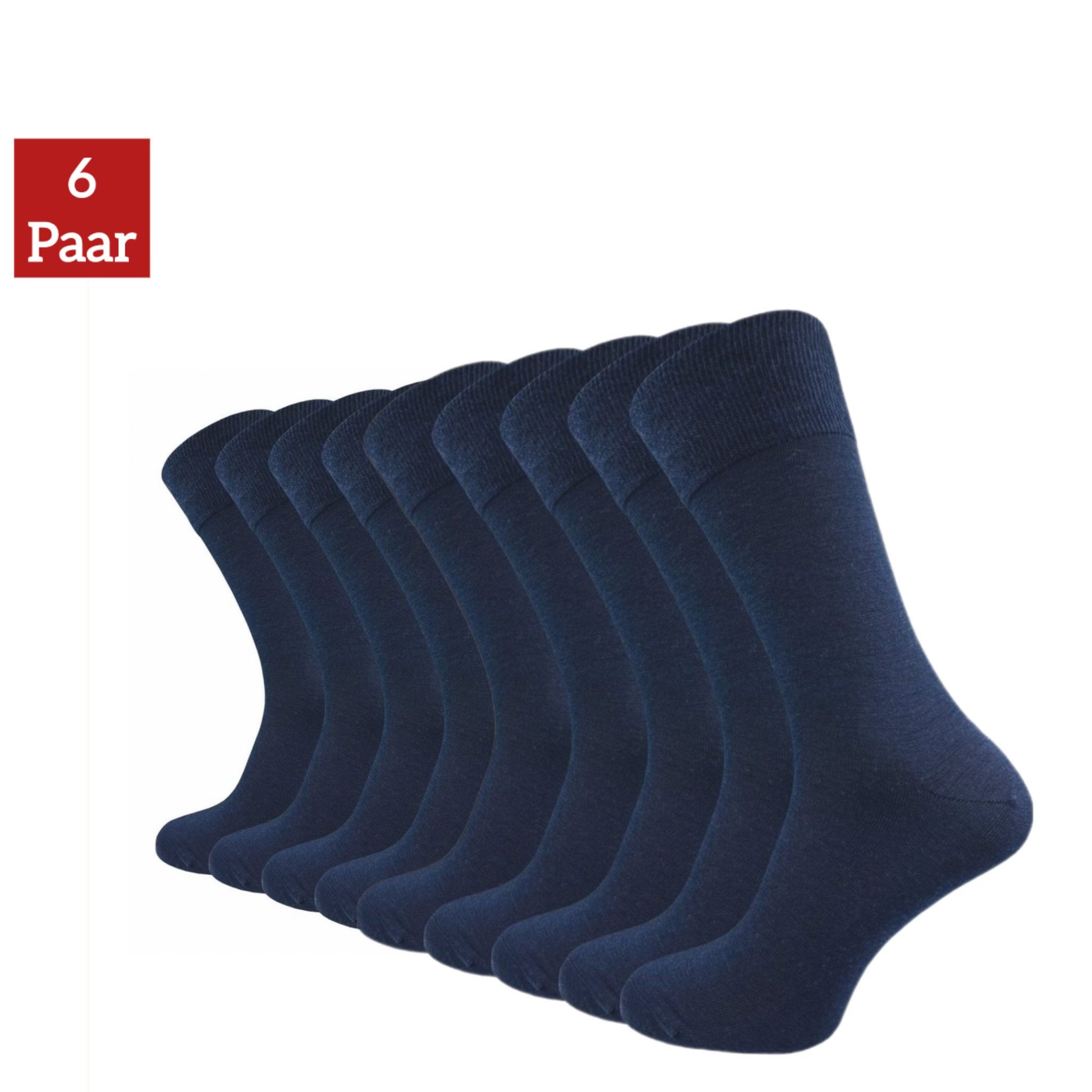 NERS Businesssocken (6 Paar) aus Merinowolle für Damen ohne drückende Naht mit Komfortbund (6-Paar, 6 Paar) Soft Merino, Angenehm und Weich, Atmungsaktiv & Klimaregulierend