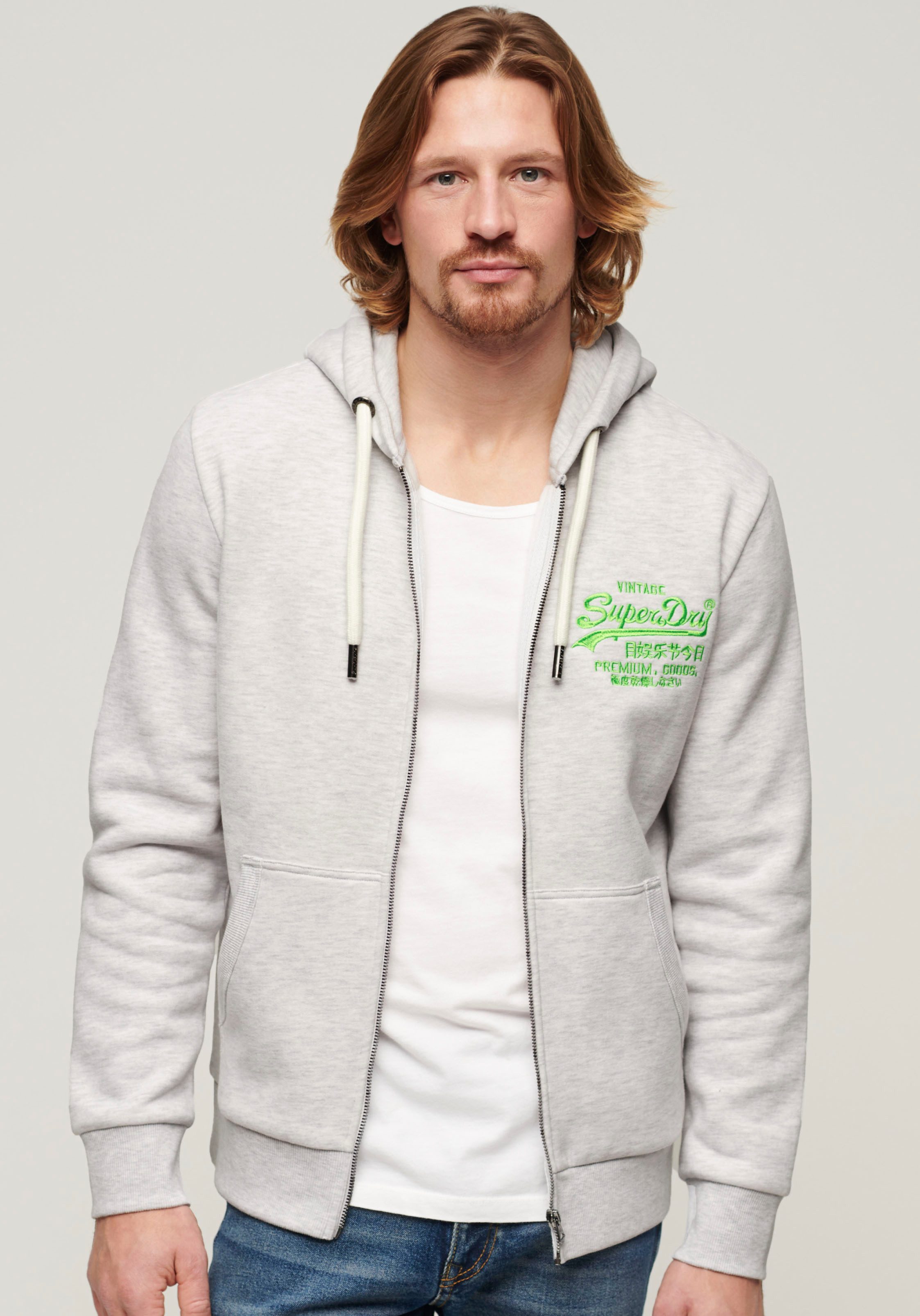 Superdry Kapuzensweatjacke SD-NEON VL ZIPHOOD