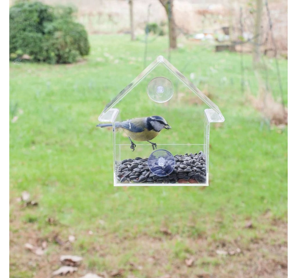 Thumbnail - esschert design Vogelhaus Vogelfutterhaus Acryl 15x10x15,3 cm FB370