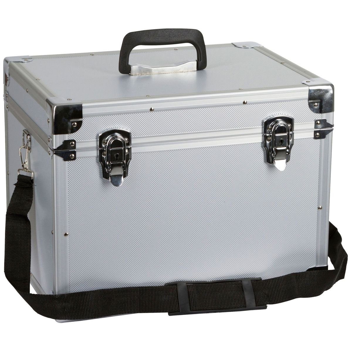 Aufbewahrungsbox Putzkiste Alu Safe 40 x 30 x 30 cm abschließbar mit verstärkten Ecken