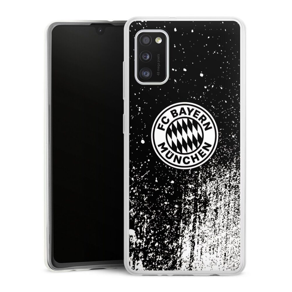 Handyhülle FC Bayern München Offizielles Lizenzprodukt FCB Splatter Schwarz - FCB