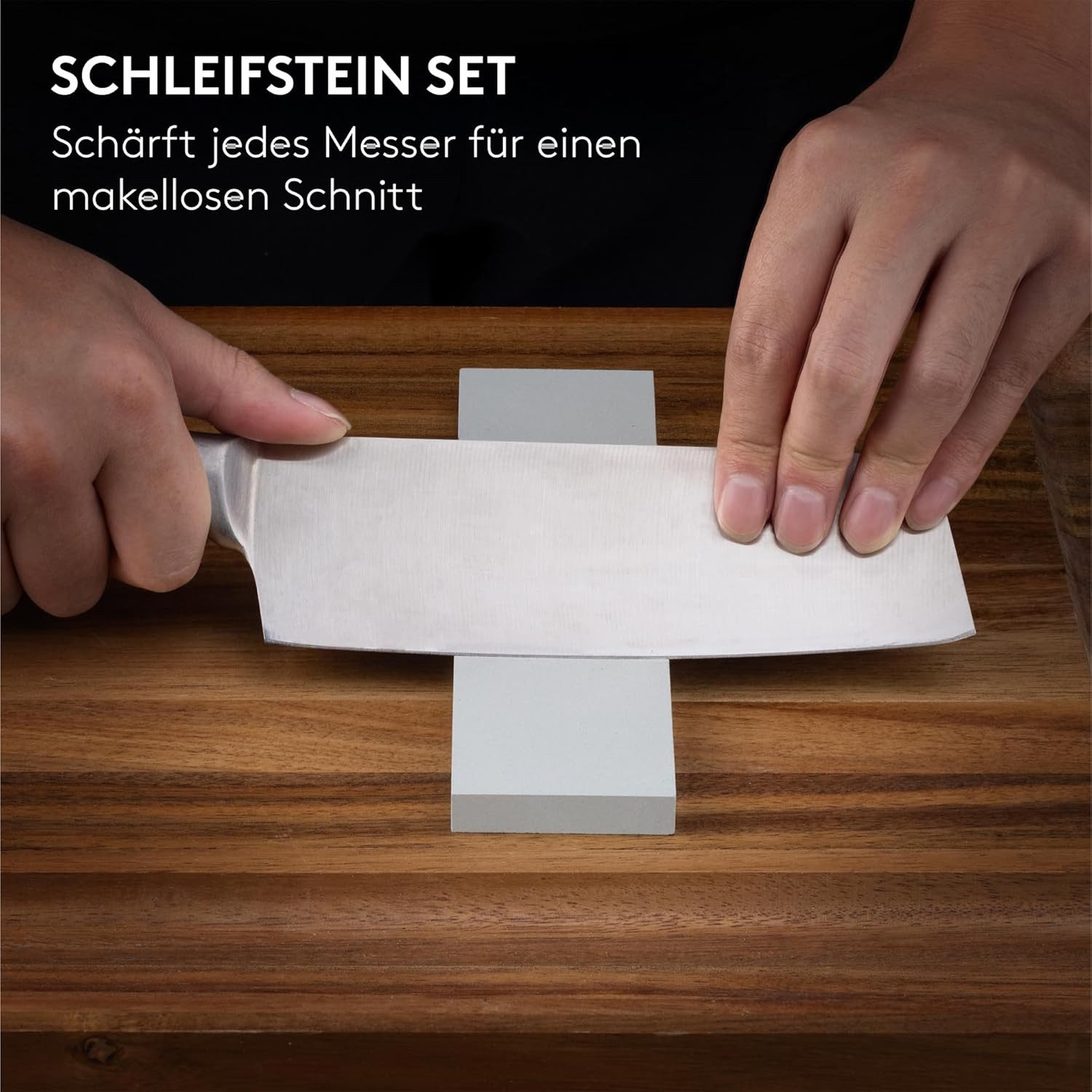 Hawerk Schleifstein Schleifsteine Set 240/1000 Körnung für Messer, grün