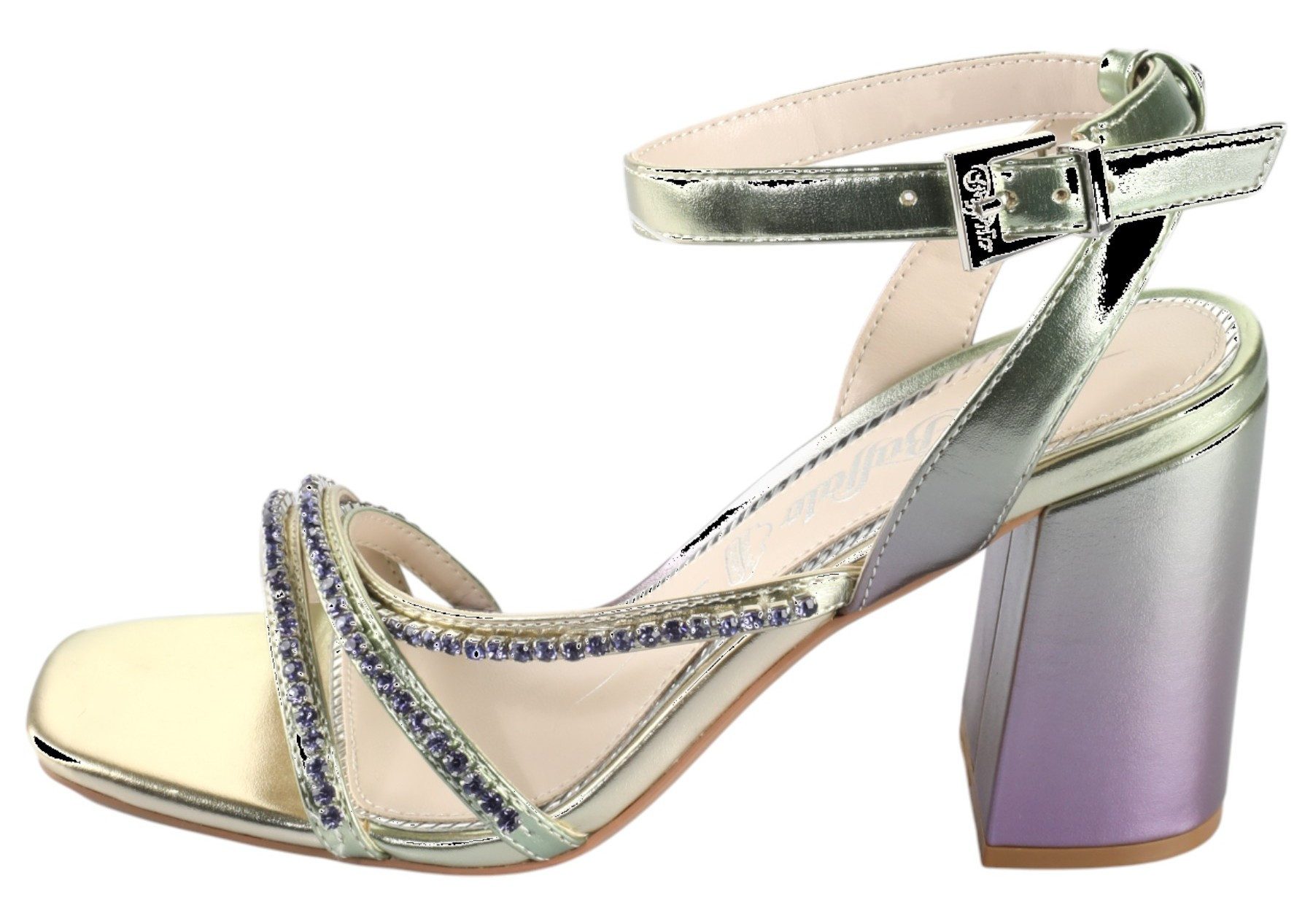 Buffalo 1291628 Charlotte Shine Purple Blue Sandale
